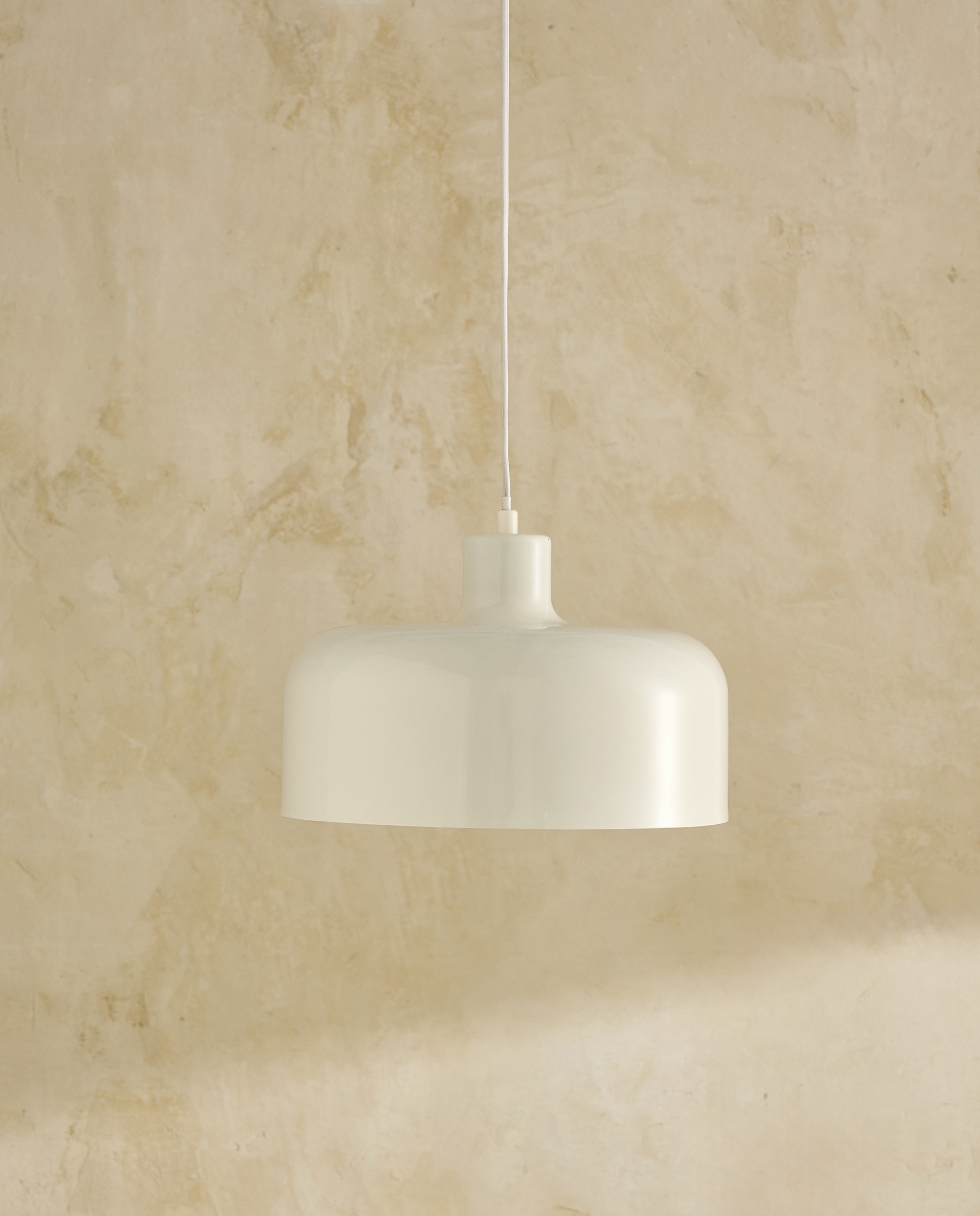 Lámpara de techo de metal glossy Malmo - Blanco Blanco-1