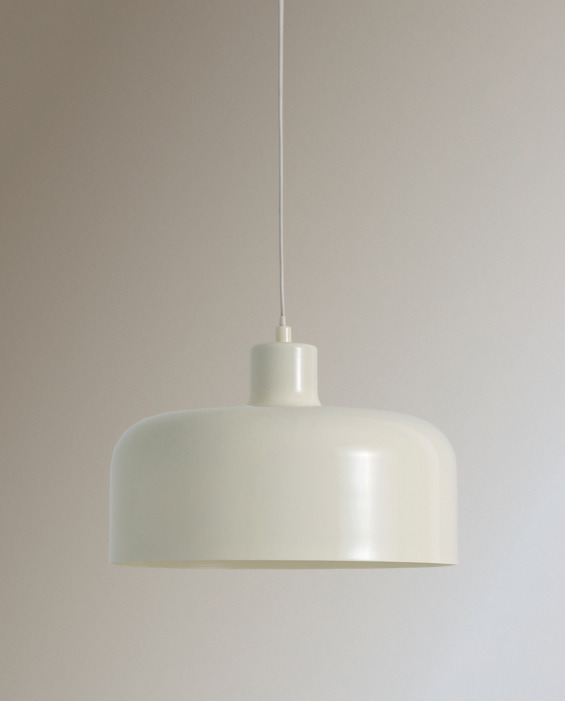 Lámpara de techo de metal glossy Malmo - Blanco Blanco-2