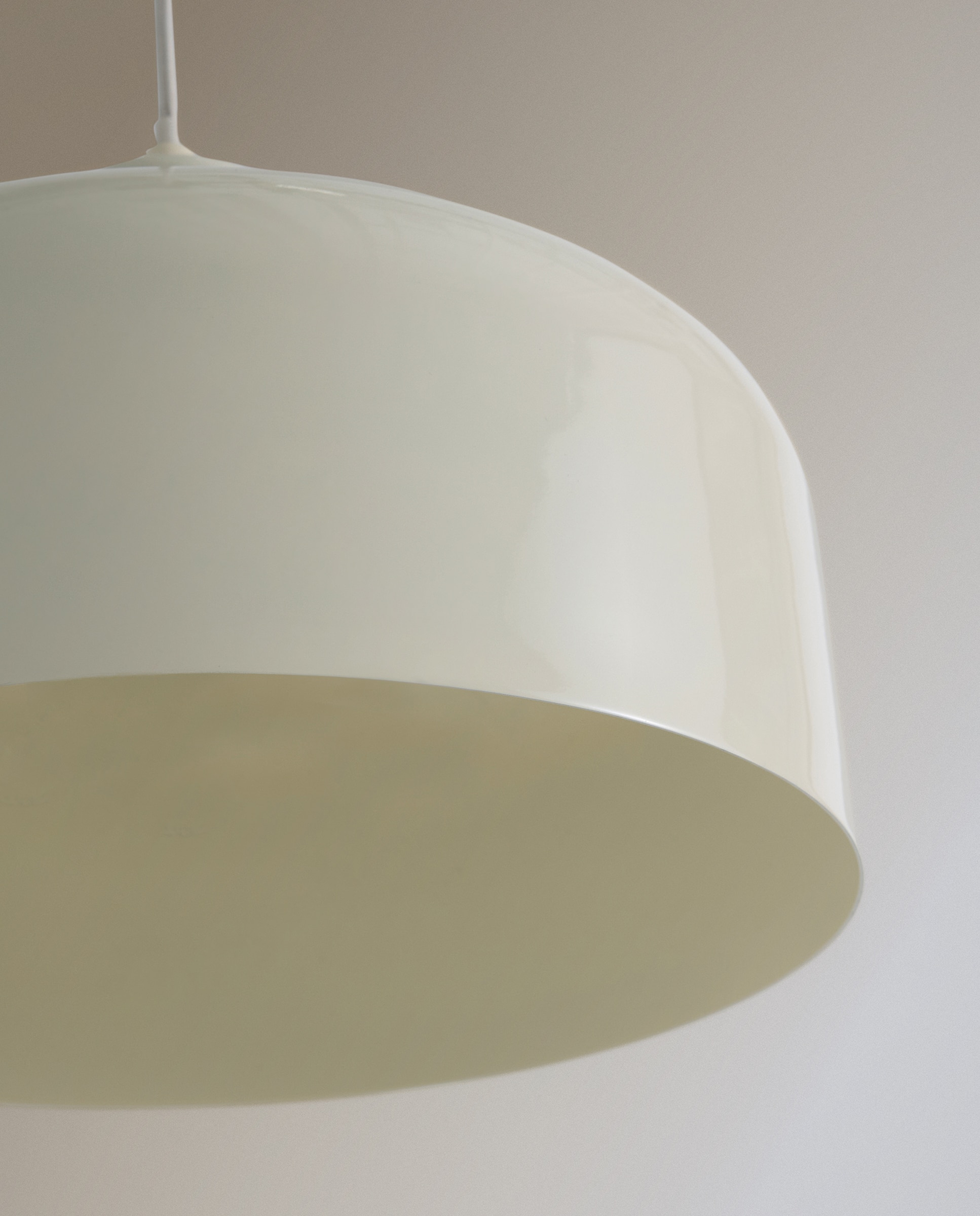 Lámpara de techo de metal glossy Malmo - Blanco Blanco-4