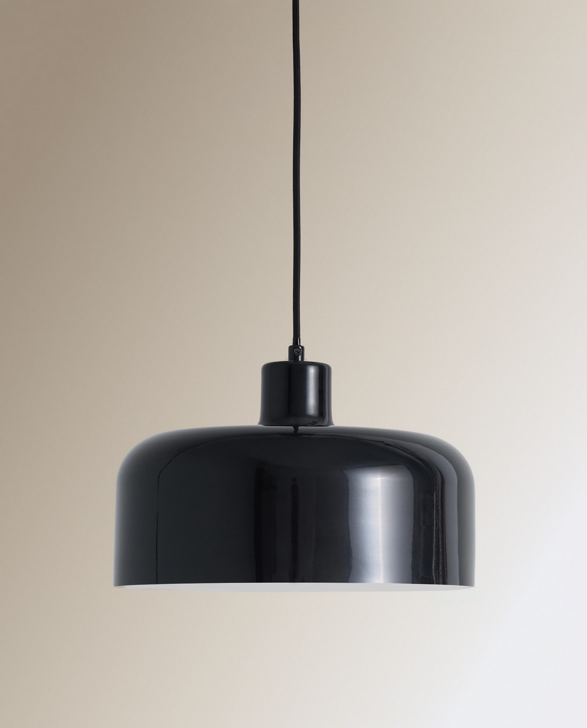 Lámpara de techo de metal glossy Malmo - Negro Negro-2