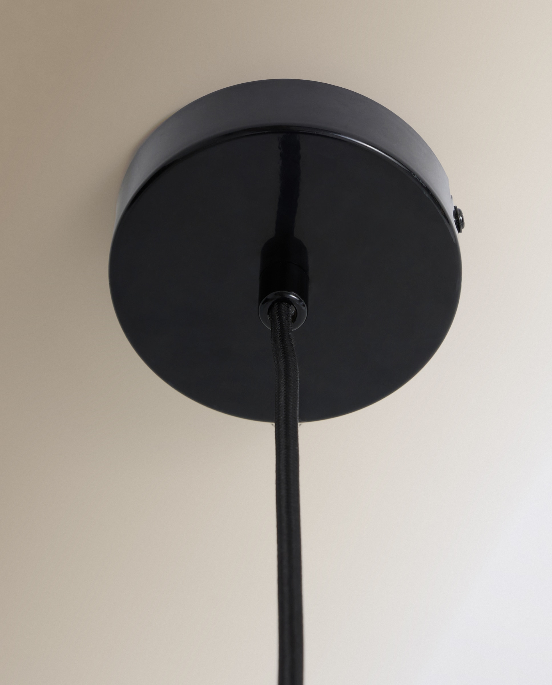 Lámpara de techo de metal glossy Malmo - Negro Negro-5