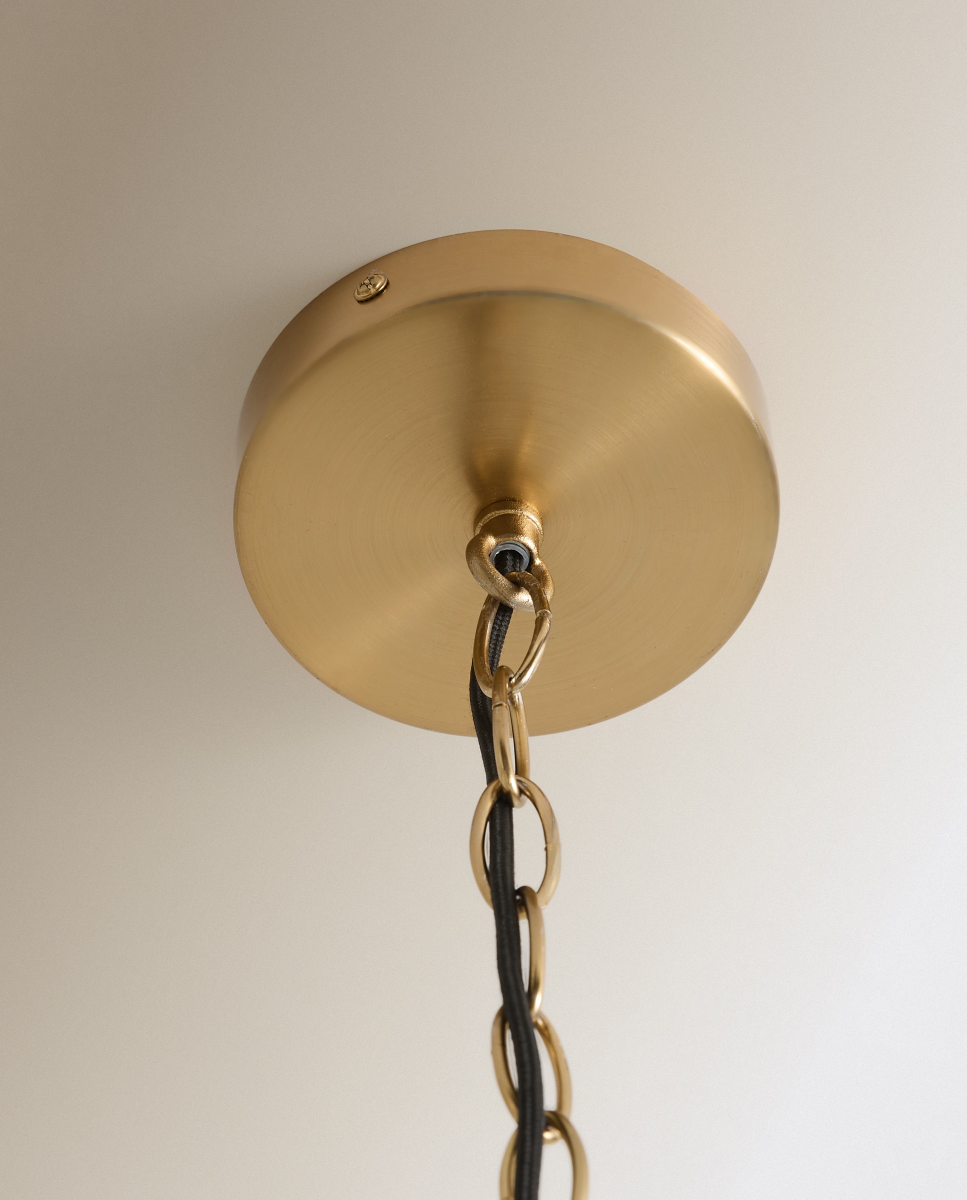 Candeeiro de teto em rattan com 5 luzes Karin Natural-5