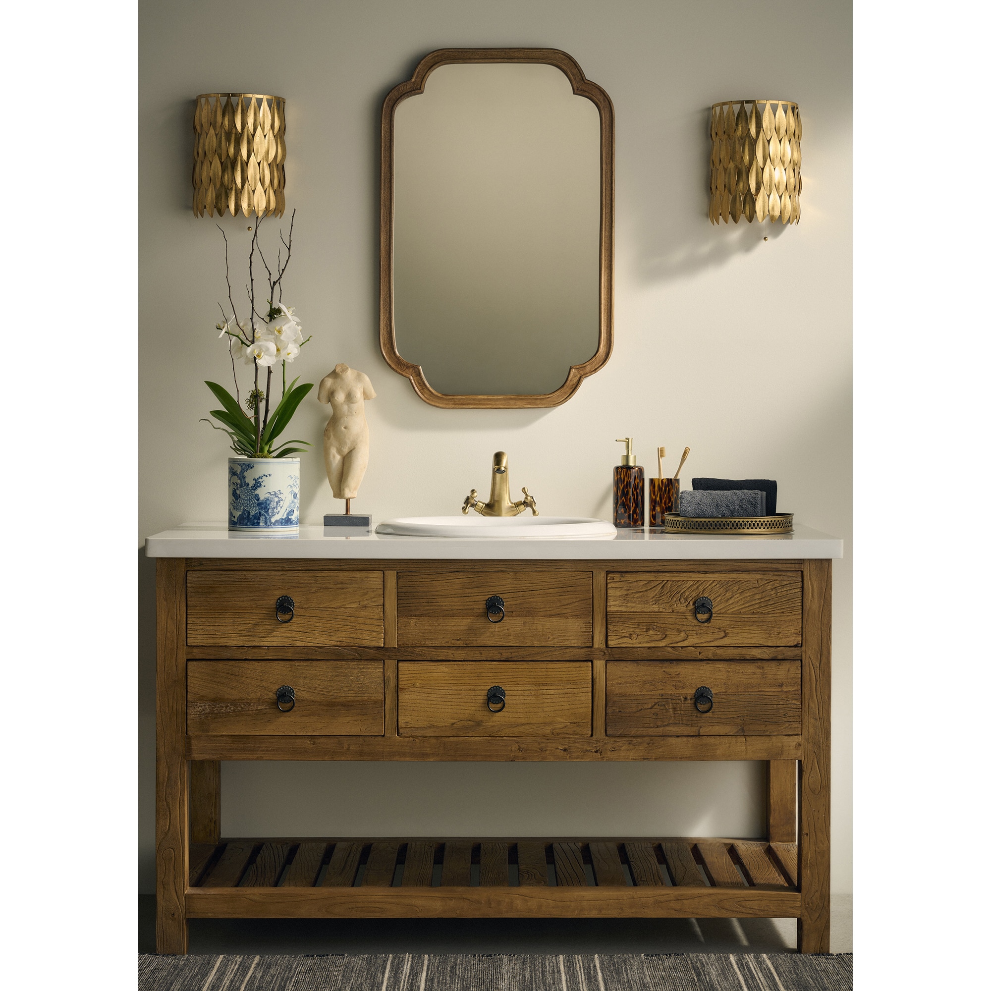 Aplique de parede Articus Ouro-5