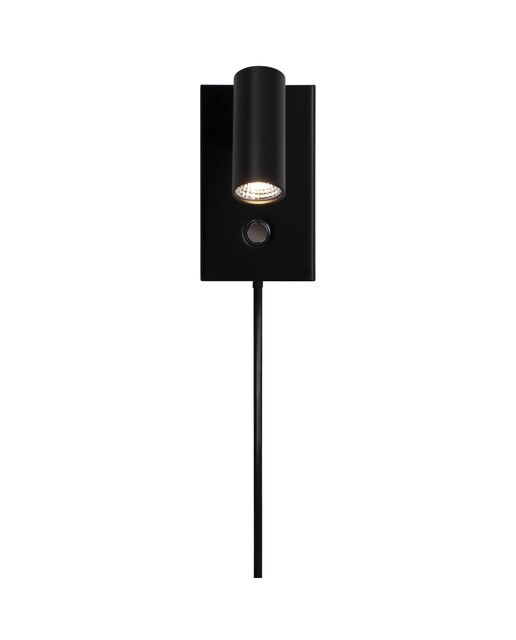 Aplique de Parede Com LED Integrado Omari Preto-2
