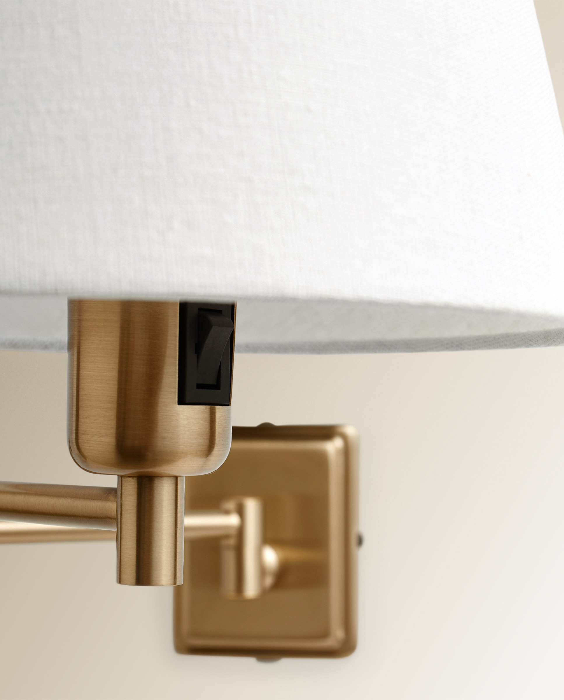 Aplique de Parede com Braço Articulado Sonoma Ouro-3