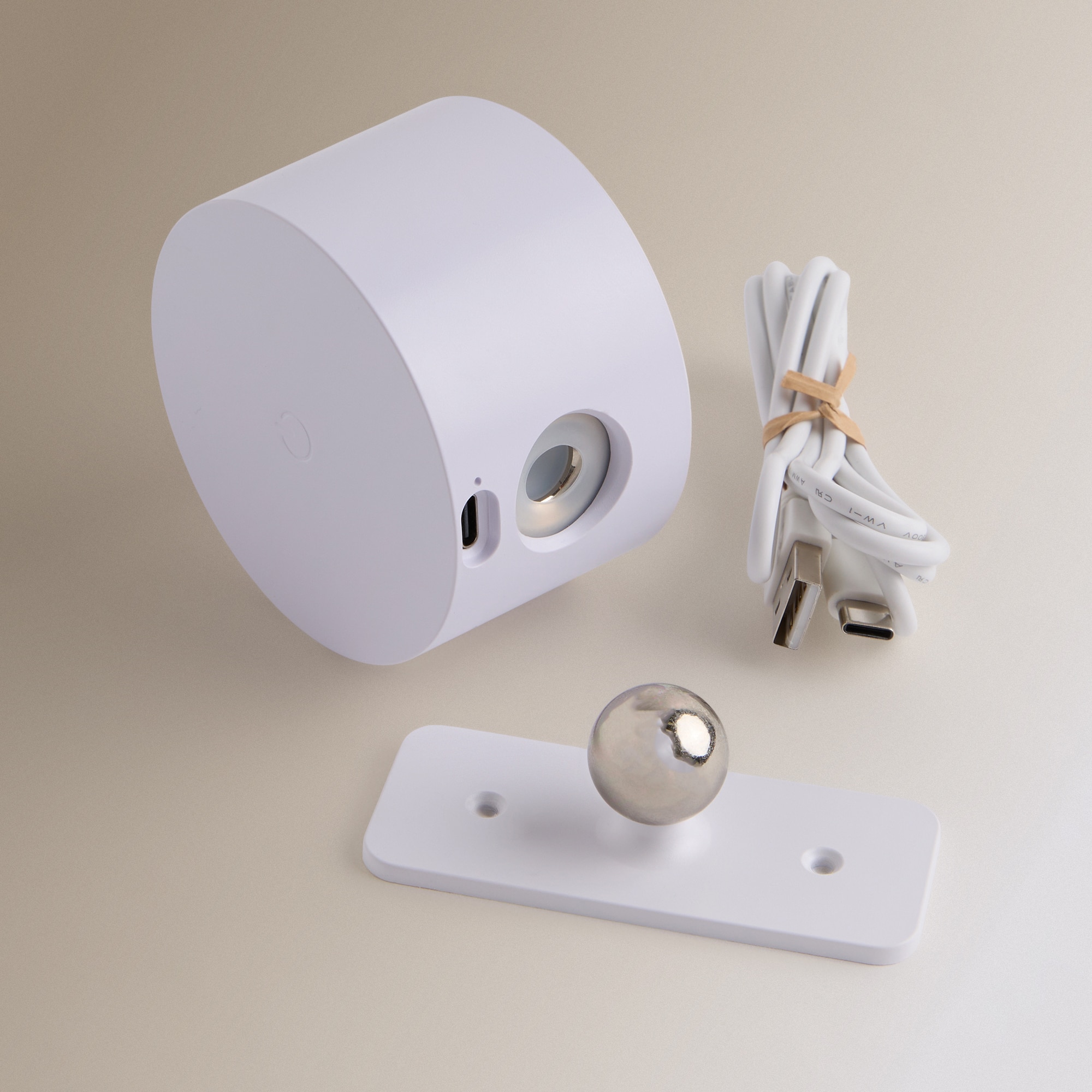 Aplique Portátil com LED Integrado Leo Branco-4