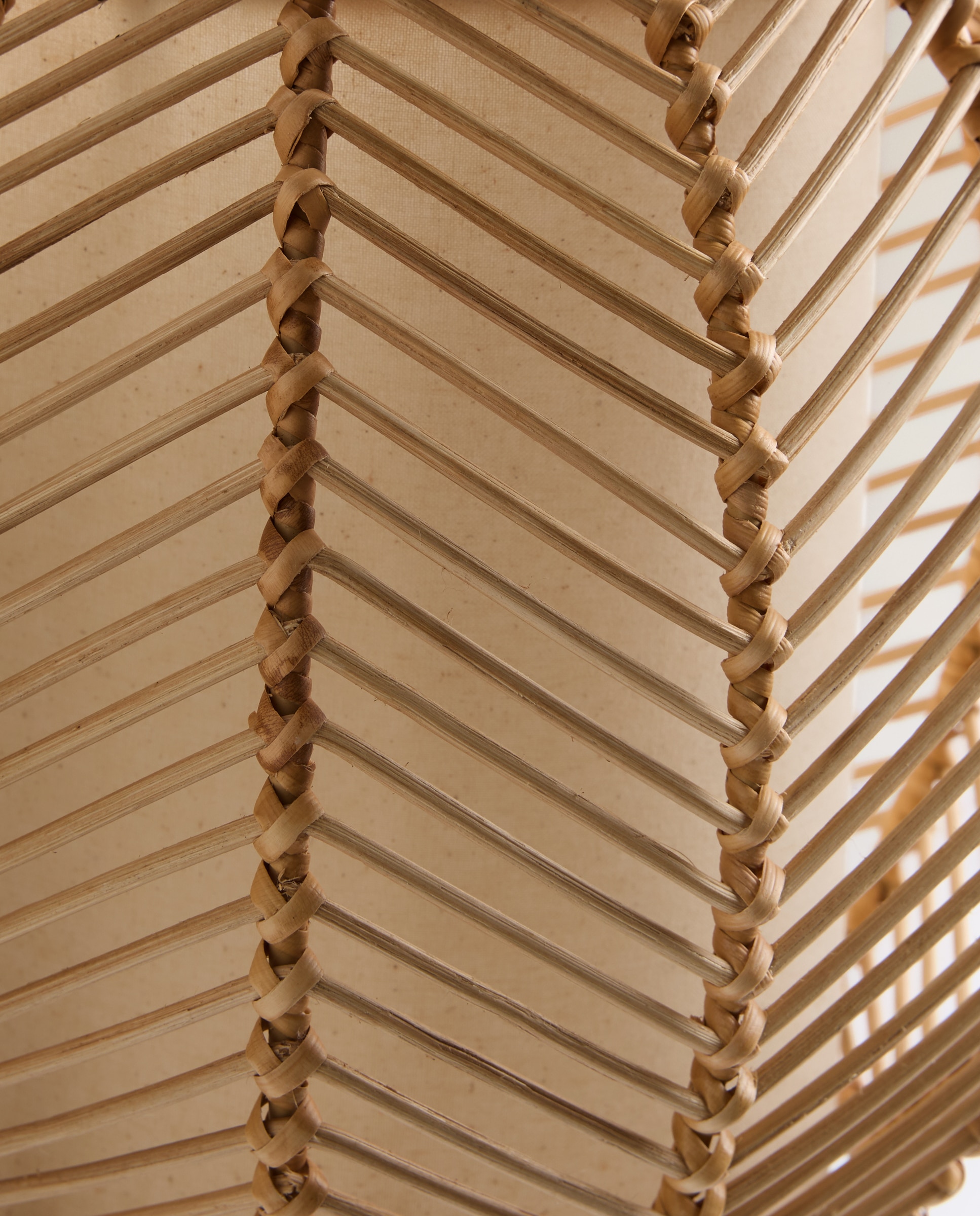 Aplique decorativo de vime Leek Natural-4