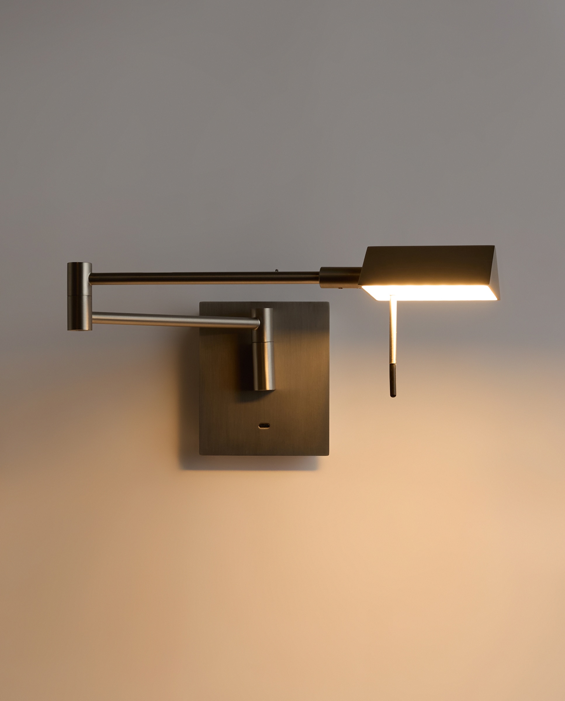 Aplique de parede extensível com LED integrado Lite Metálico-3