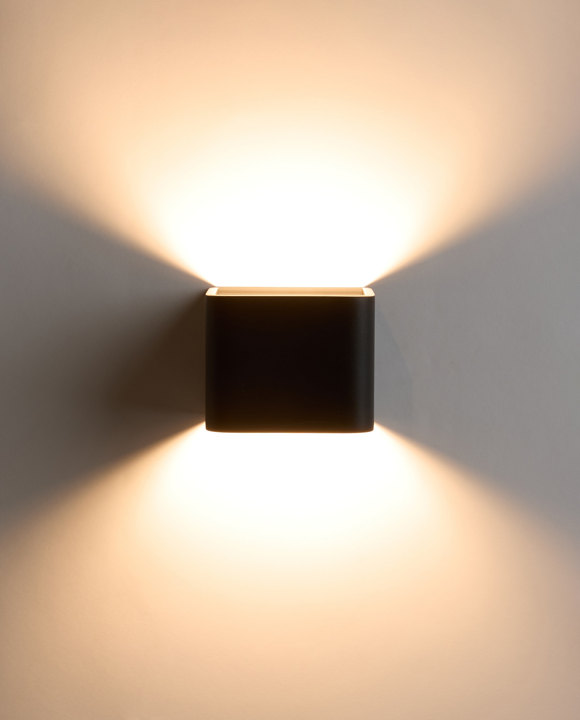 Aplique de pared LED integrado Cubic 10 - Negro 10 cm Negro-3
