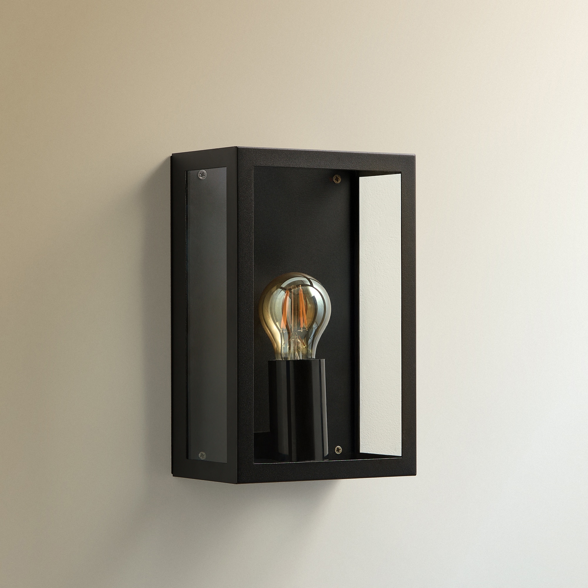 Aplique de Exterior Alamaonte Preto-2