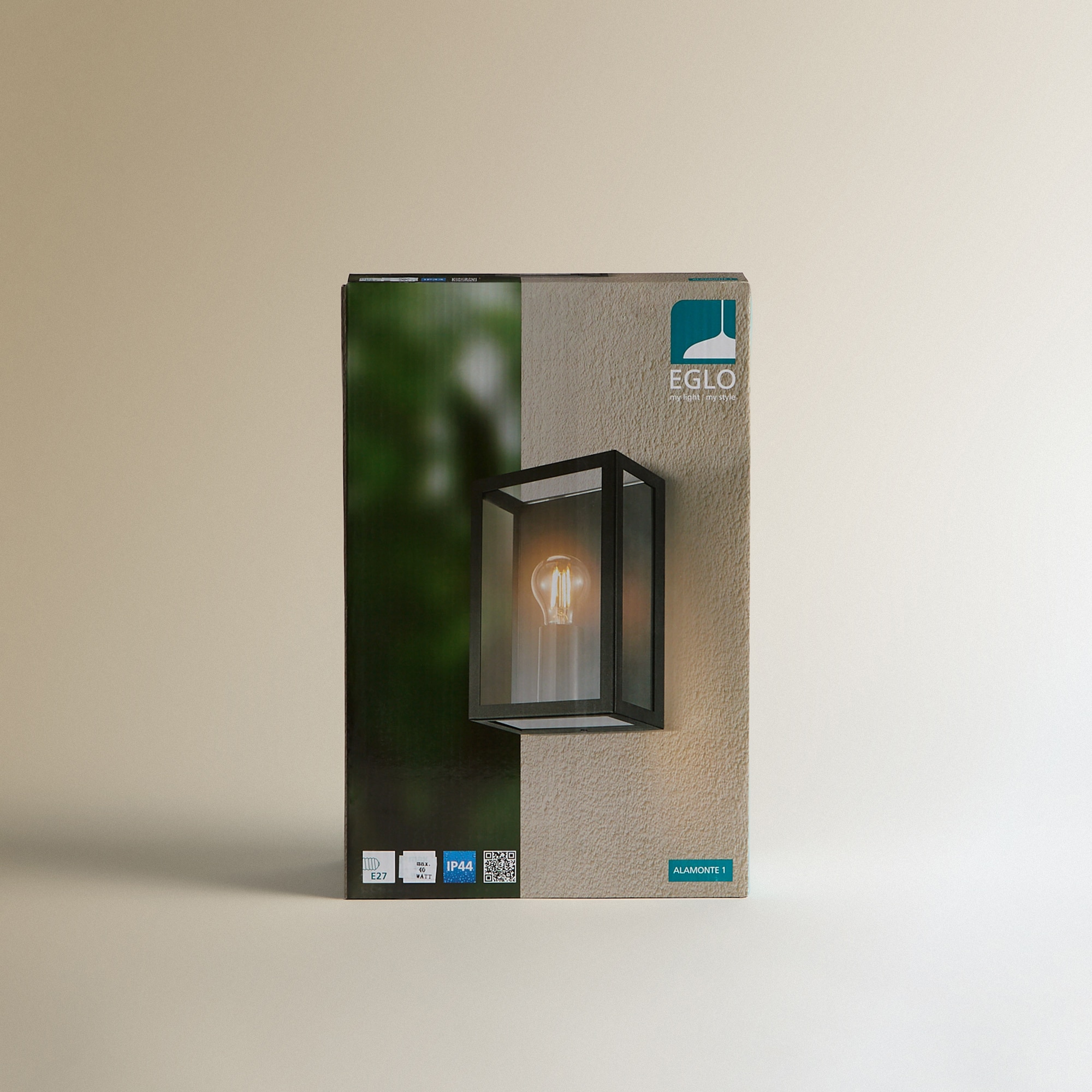 Aplique de Exterior Alamaonte Preto-5