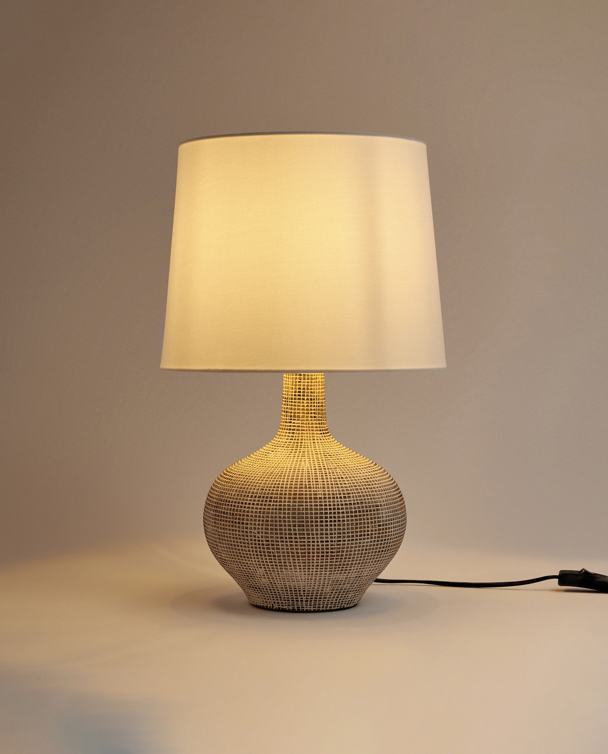 Candeeiro de mesa castanho William El Corte Inglés Castanho-2