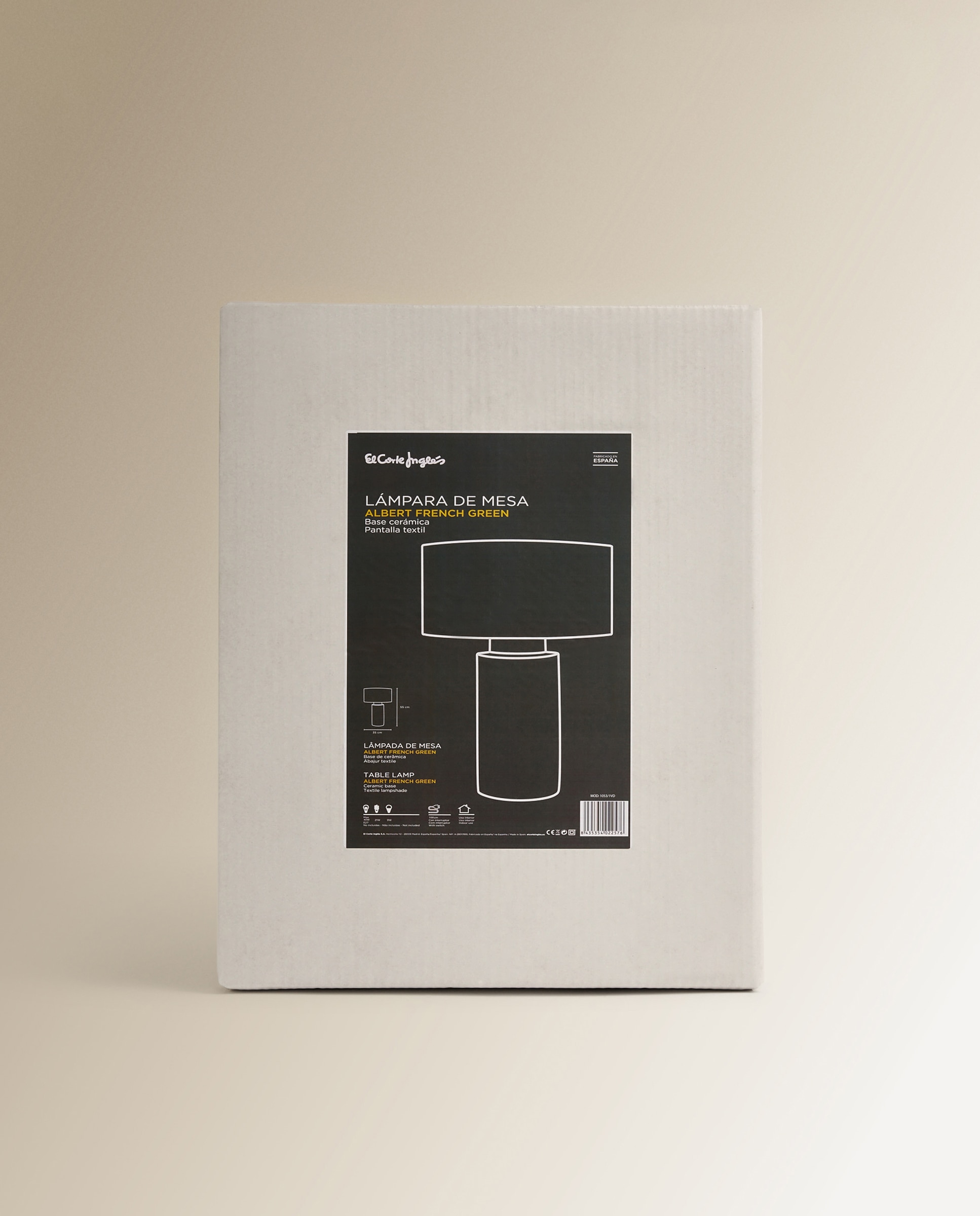 Candeeiro de mesa Albert El Corte Inglés Turquesa-5