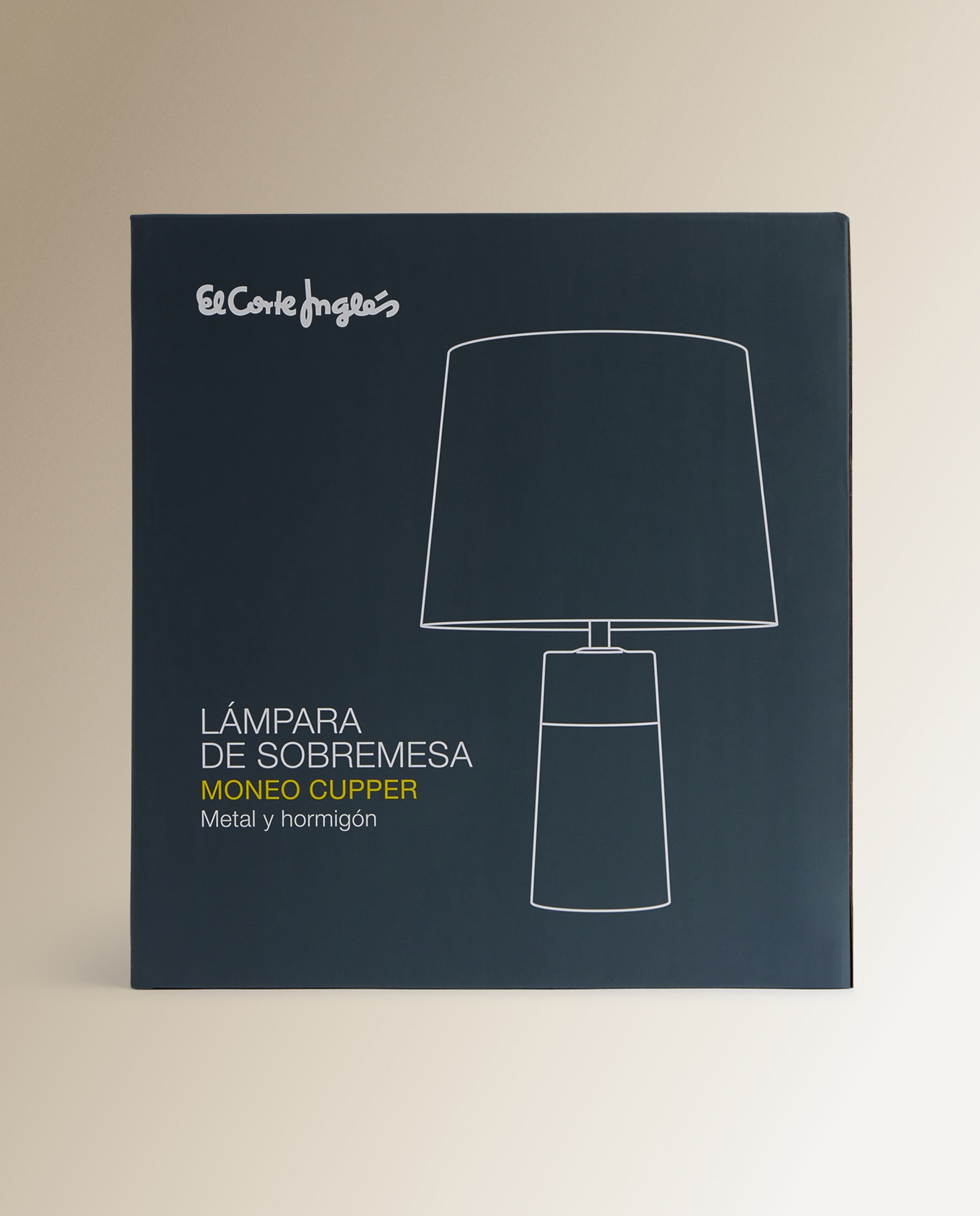 Candeeiro de mesa Moneo El Corte Inglés Natural-5