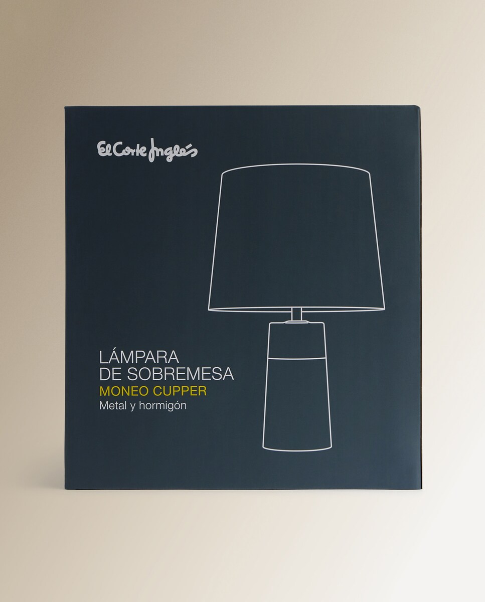 Candeeiro de mesa Moneo El Corte Inglés Natural-5