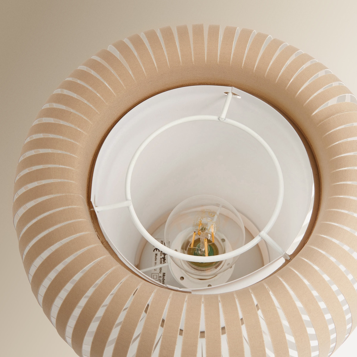 Lámpara de mesa Lola El Corte Inglés Natural-5