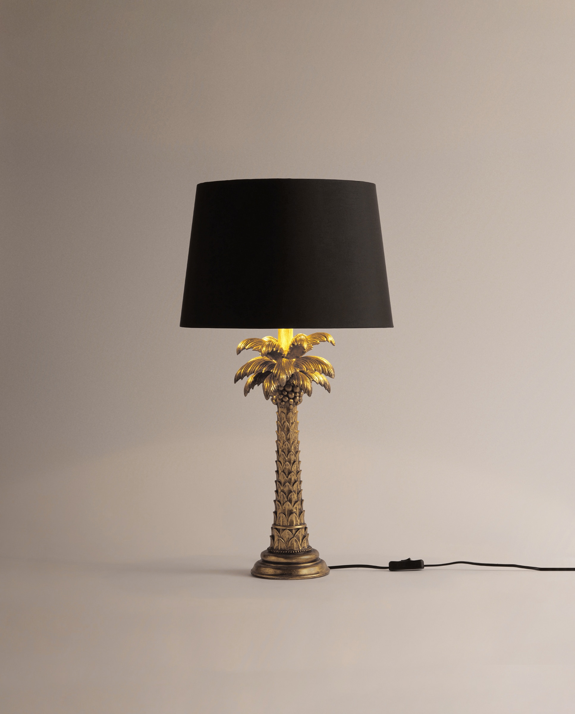 Candeeiro de mesa Palm El Corte Inglés Ouro-2