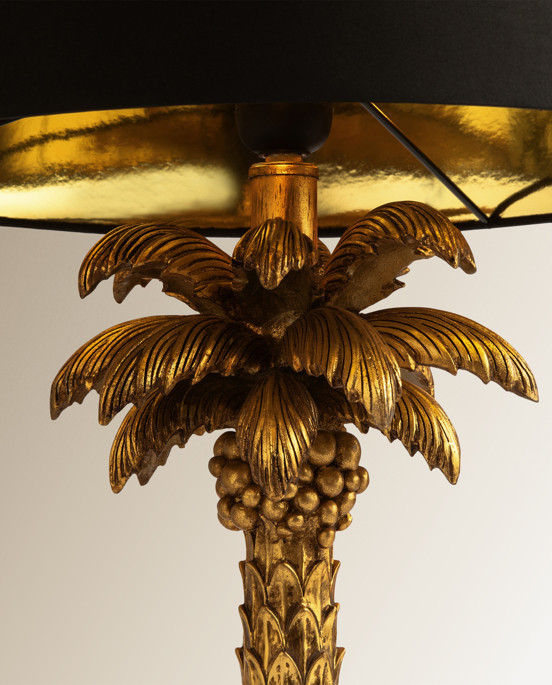 Candeeiro de mesa Palm El Corte Inglés Ouro-3