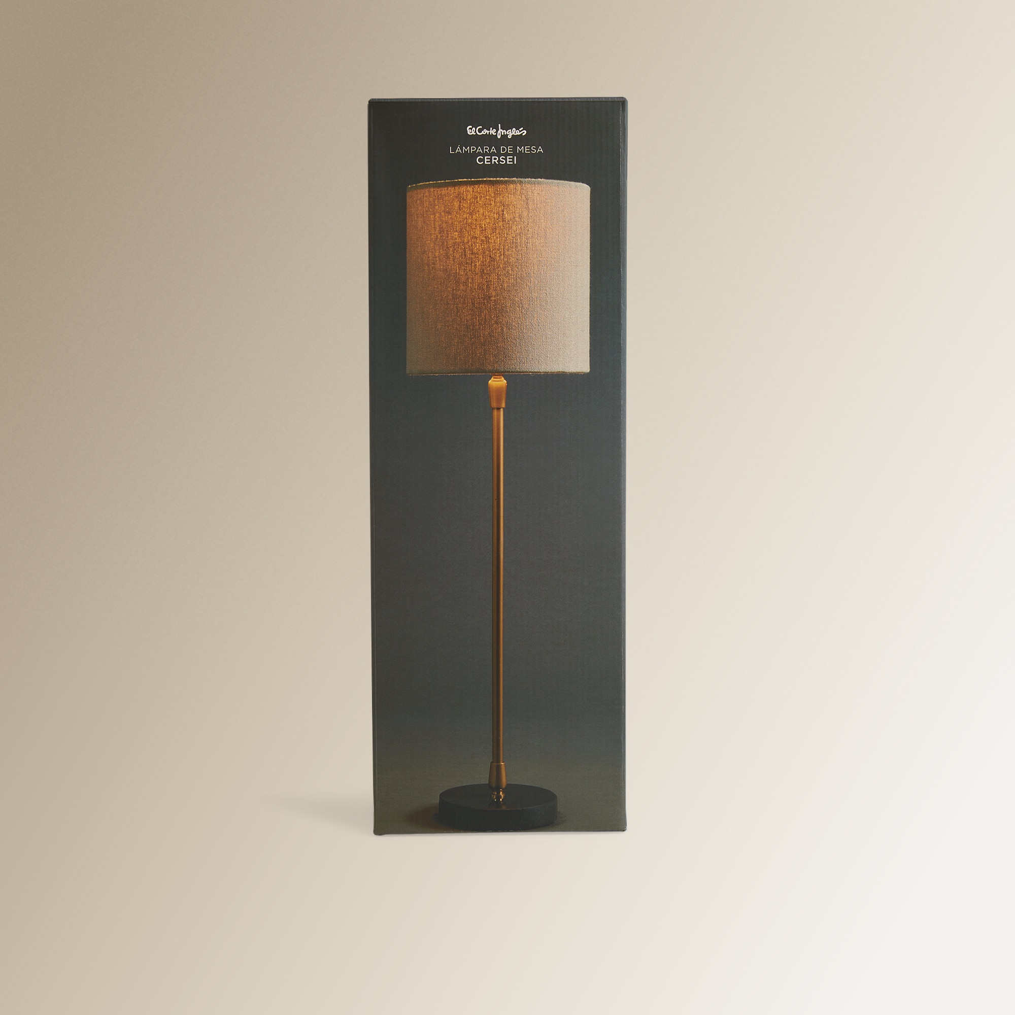 Candeeiro de mesa Cersei El Corte Inglés Preto-5