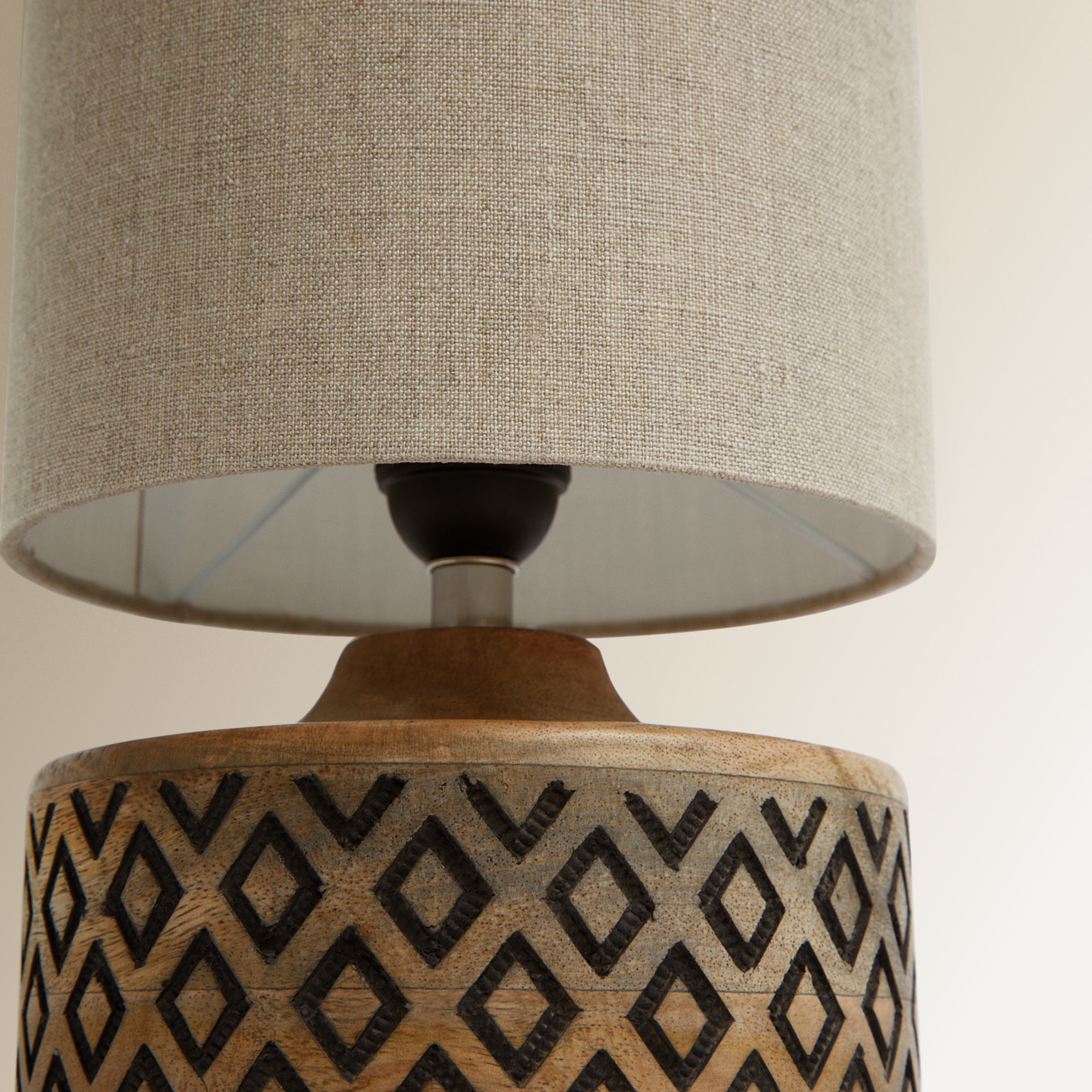 Candeeiro de mesa Masala El Corte Inglés Natural-4