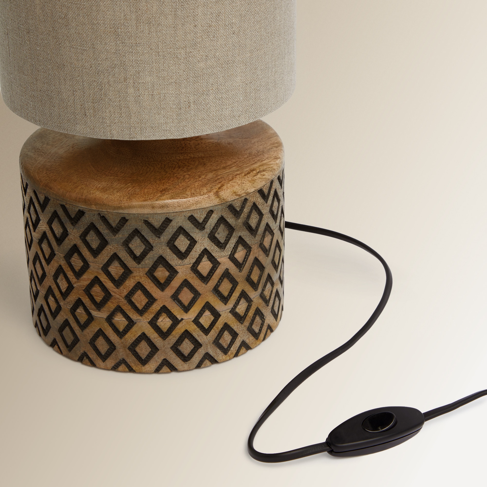 Candeeiro de mesa Masala El Corte Inglés Natural-5