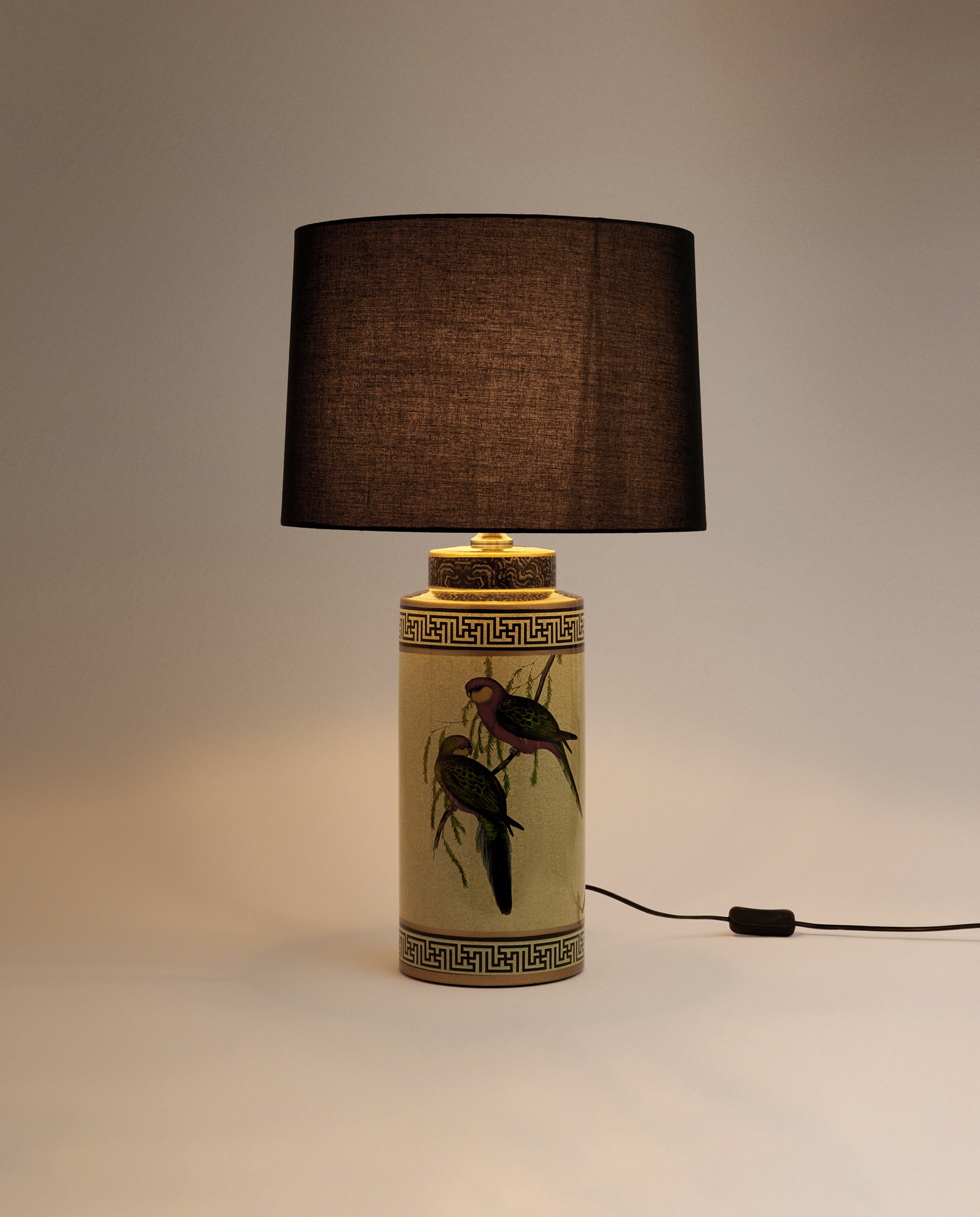 Candeeiro de mesa de cerâmica Parrot El Corte Inglés Cru-2