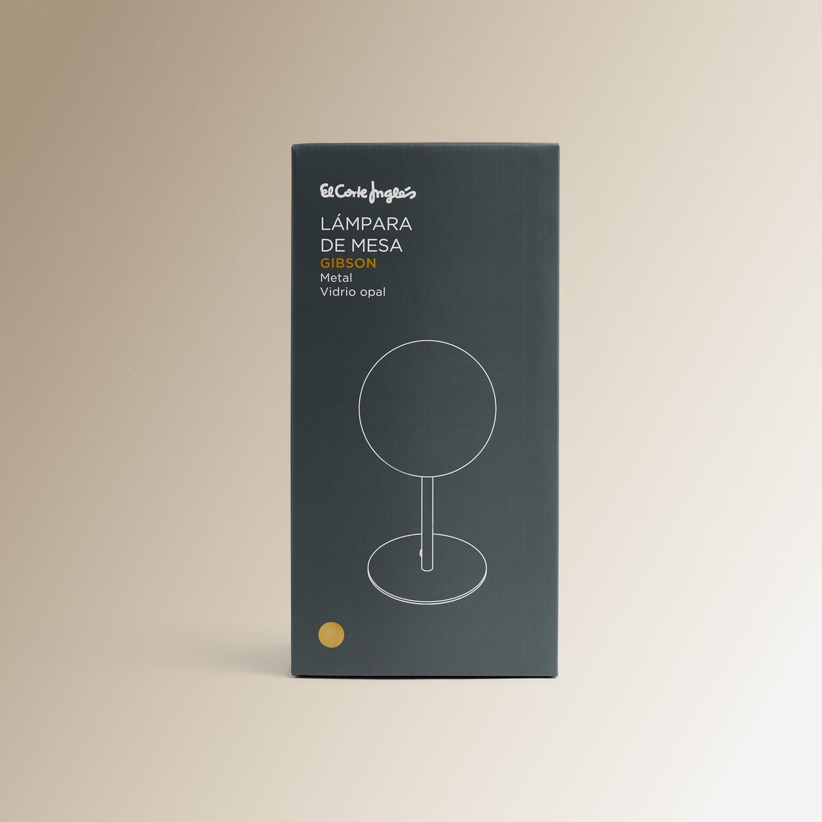 Candeeiro de mesa Gibson Latão mate-6