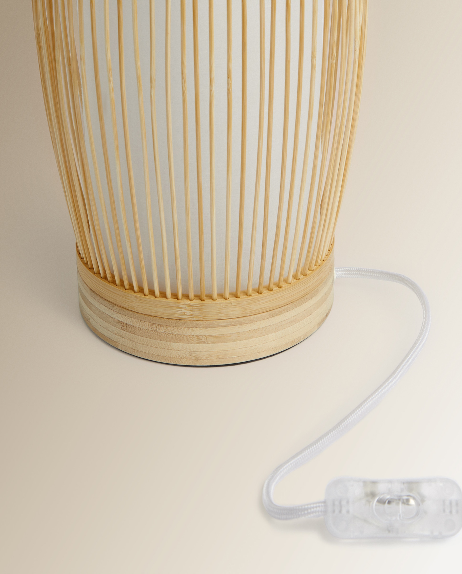 Candeeiro de mesa de bambu Kobe Natural-4