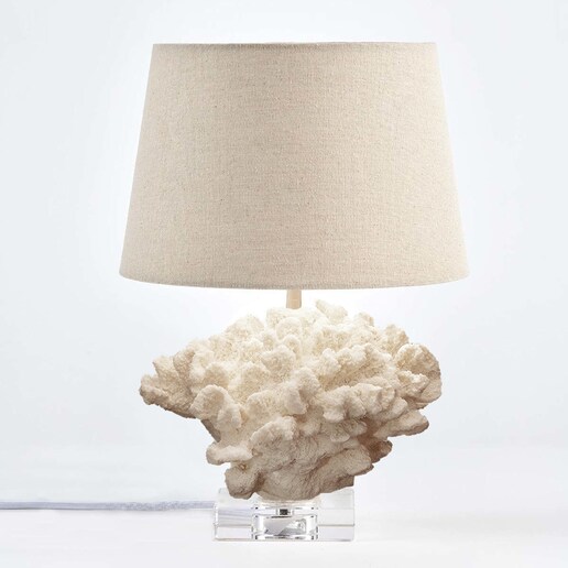 Lámpara de mesa Coral Blanco El Corte Inglés