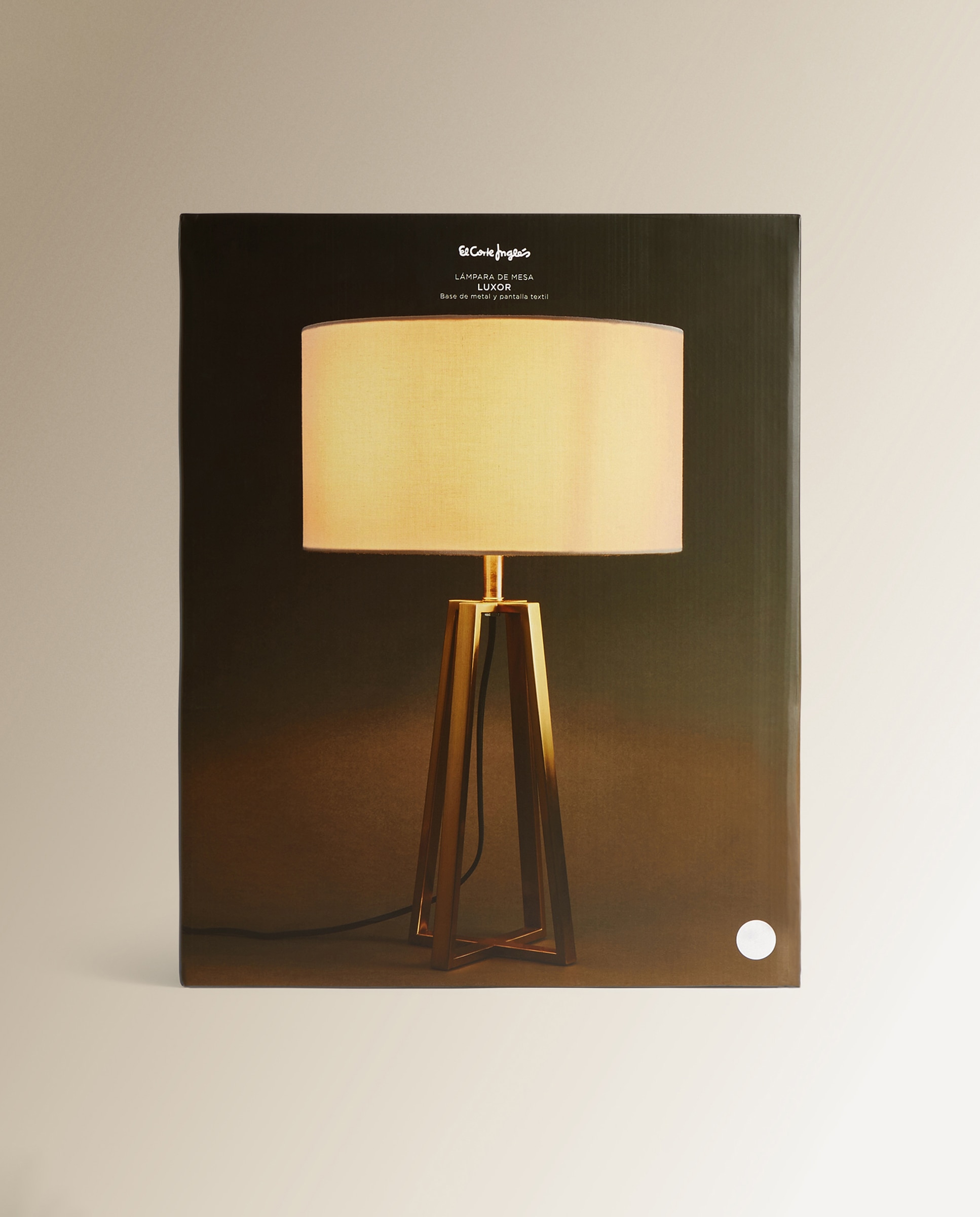 Lámpara de mesa Luxor El Corte Inglés - Plata Plata-5