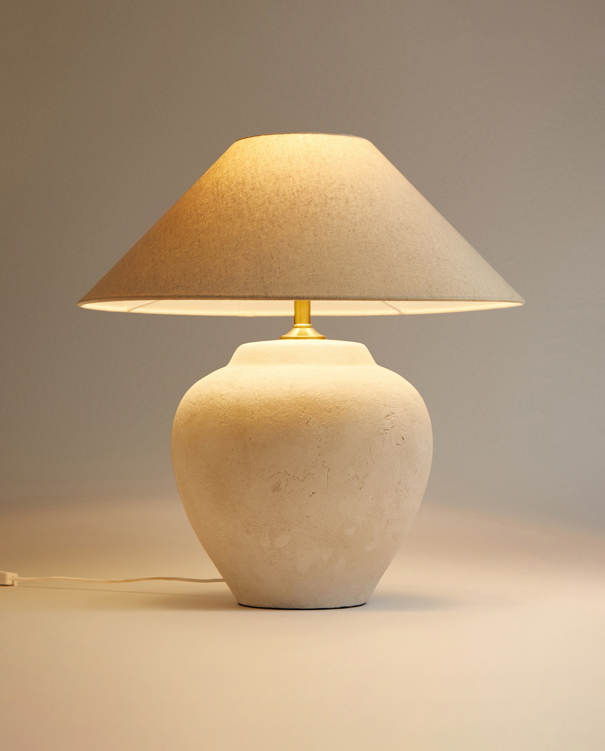 Candeeiro de Mesa Dune Bege-2