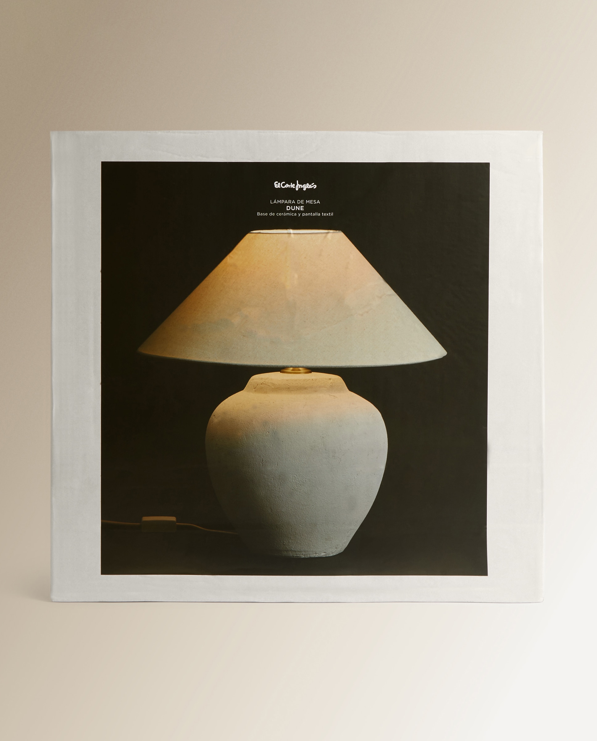 Candeeiro de Mesa Dune Bege-5