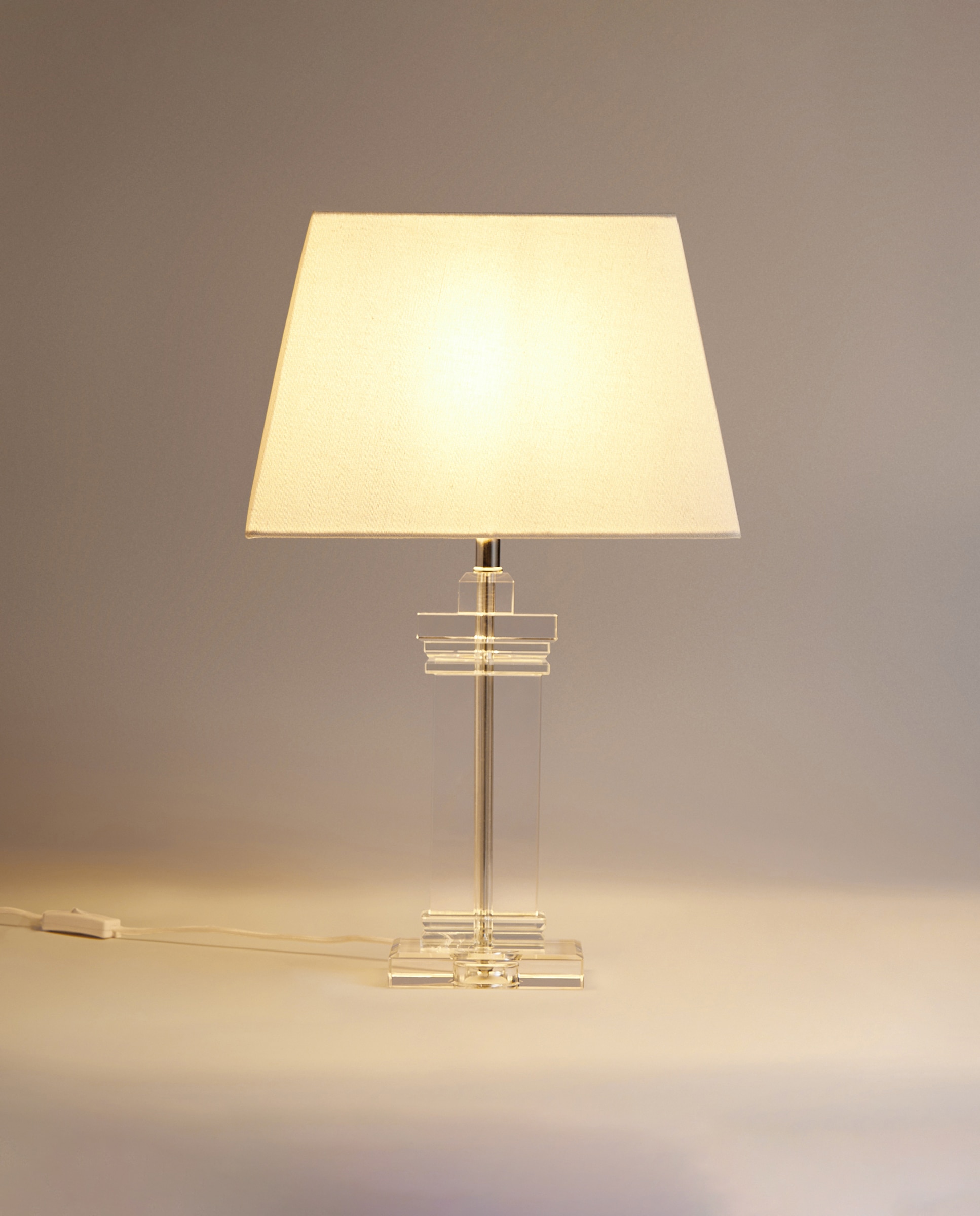 Candeeiro de Mesa em Vidro Uffici Transparente-2