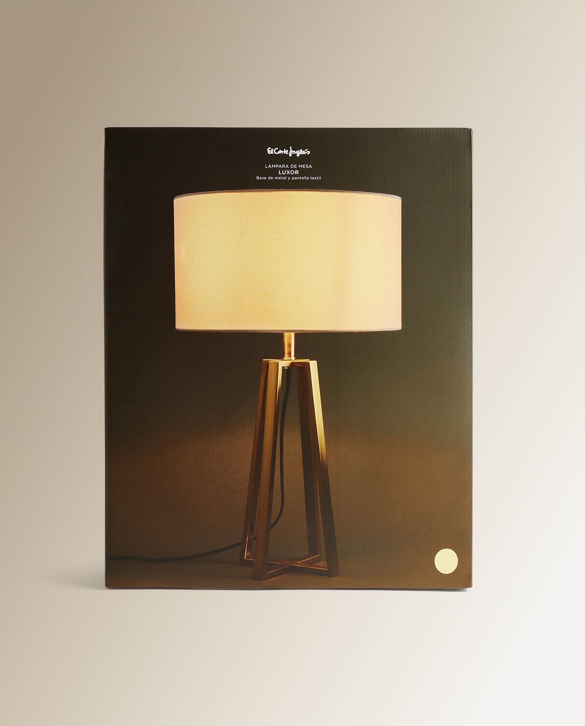 Candeeiro de Mesa Luxor Ouro-5