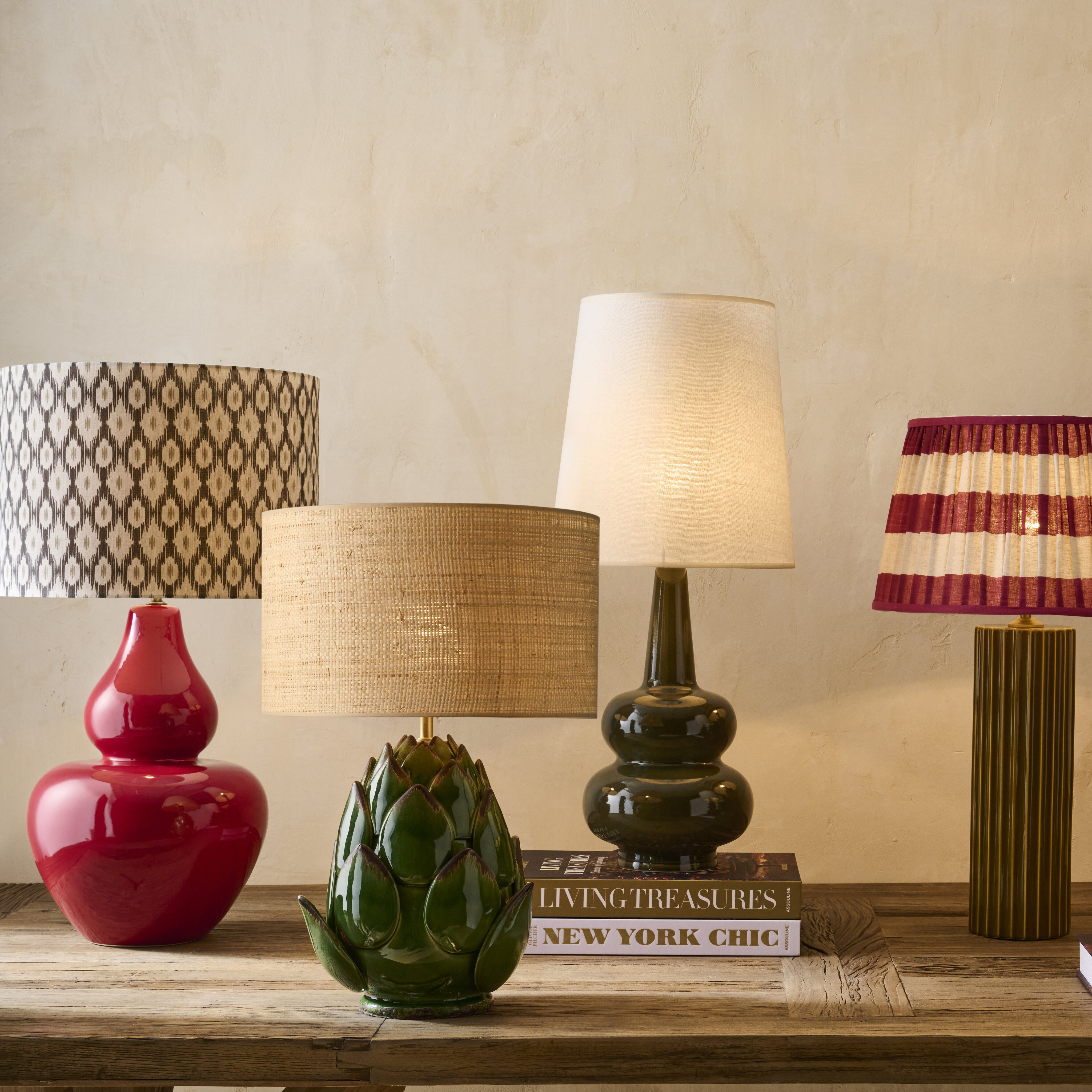 Candeeiro de Mesa Cynara Verde-7