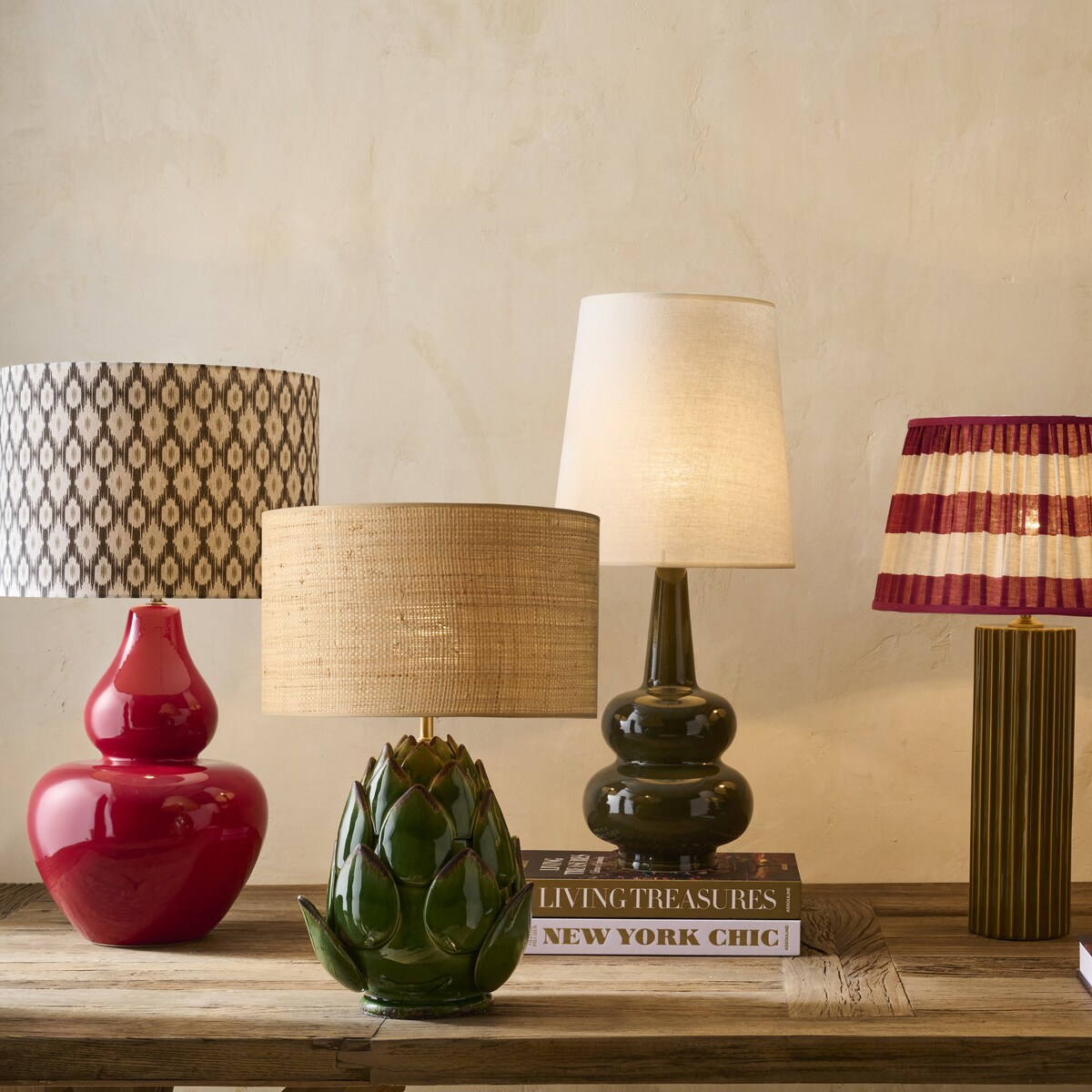 Candeeiro de Mesa Cynara Verde-7