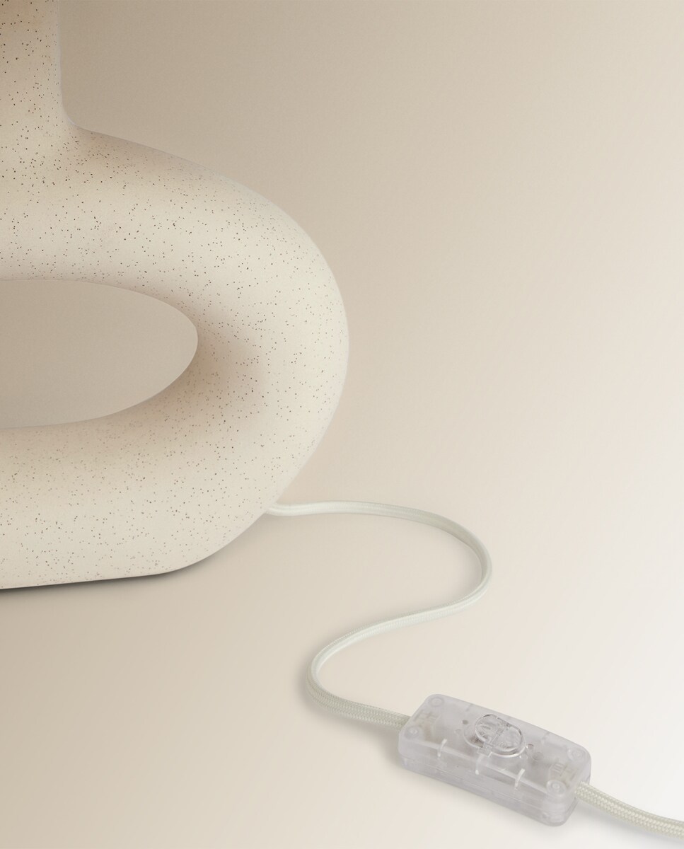 Candeeiro de Mesa Sândalo Branco-3