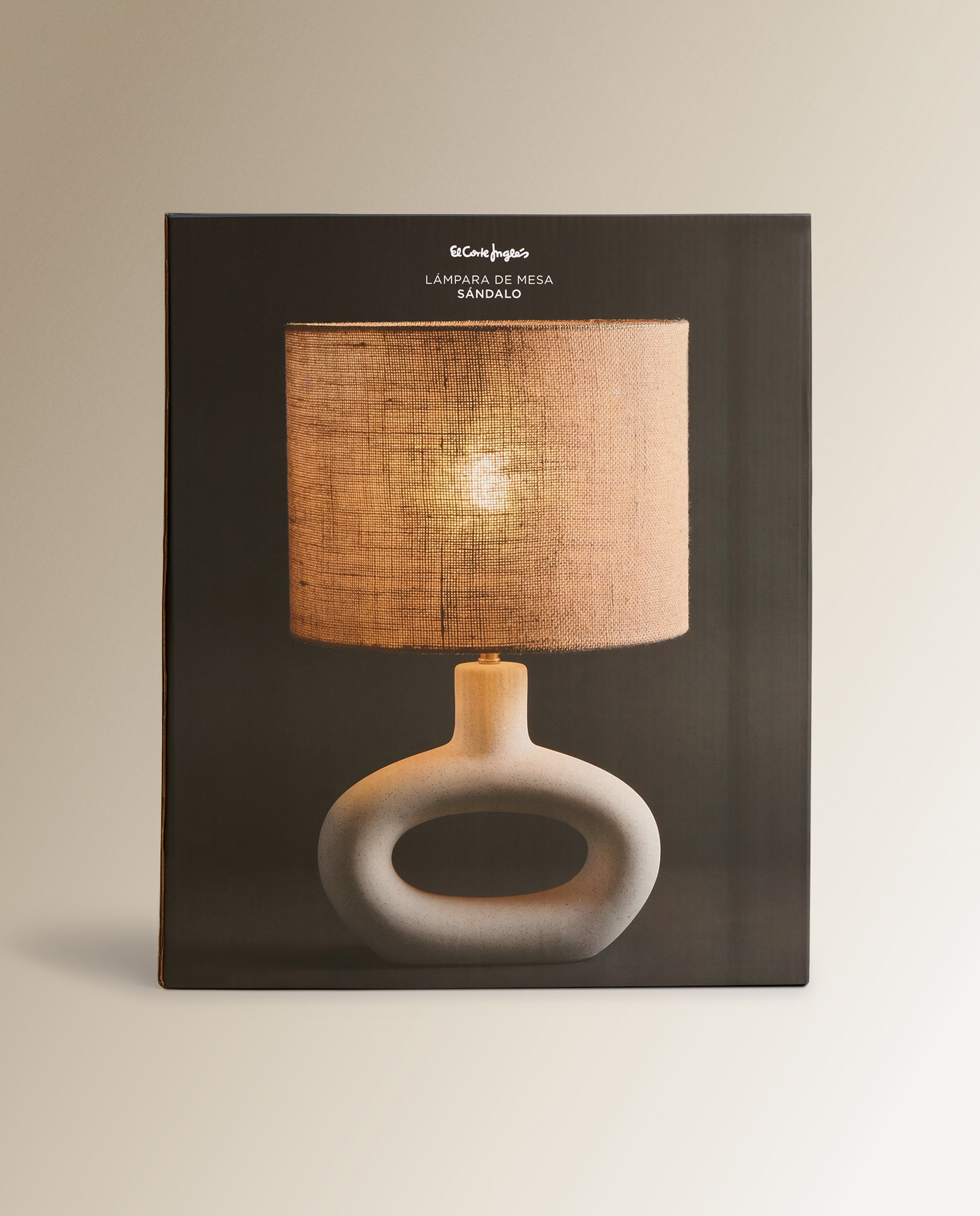 Candeeiro de Mesa Sândalo Branco-4