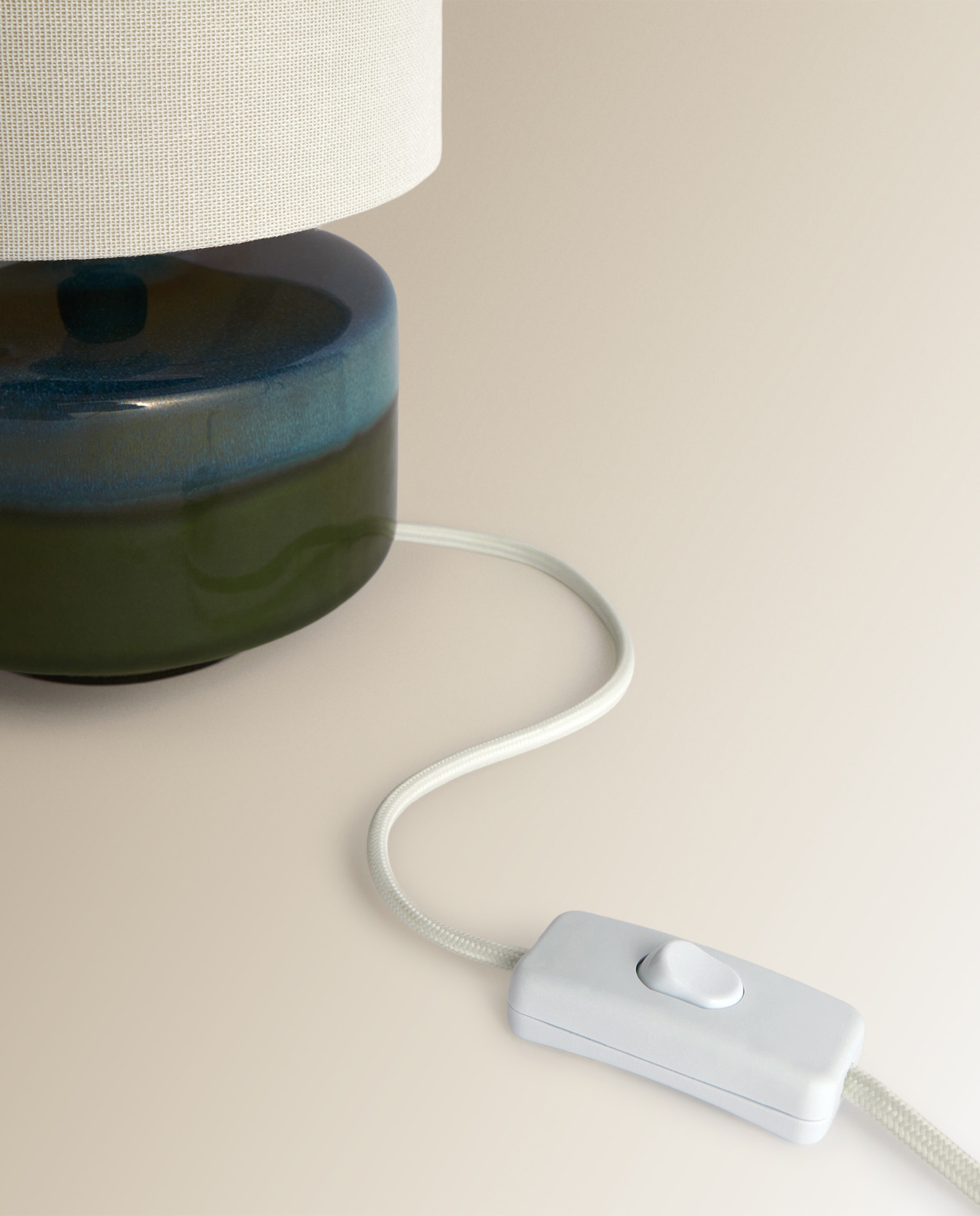 Candeeiro de Mesa Auxiliar Dalton Azul-3