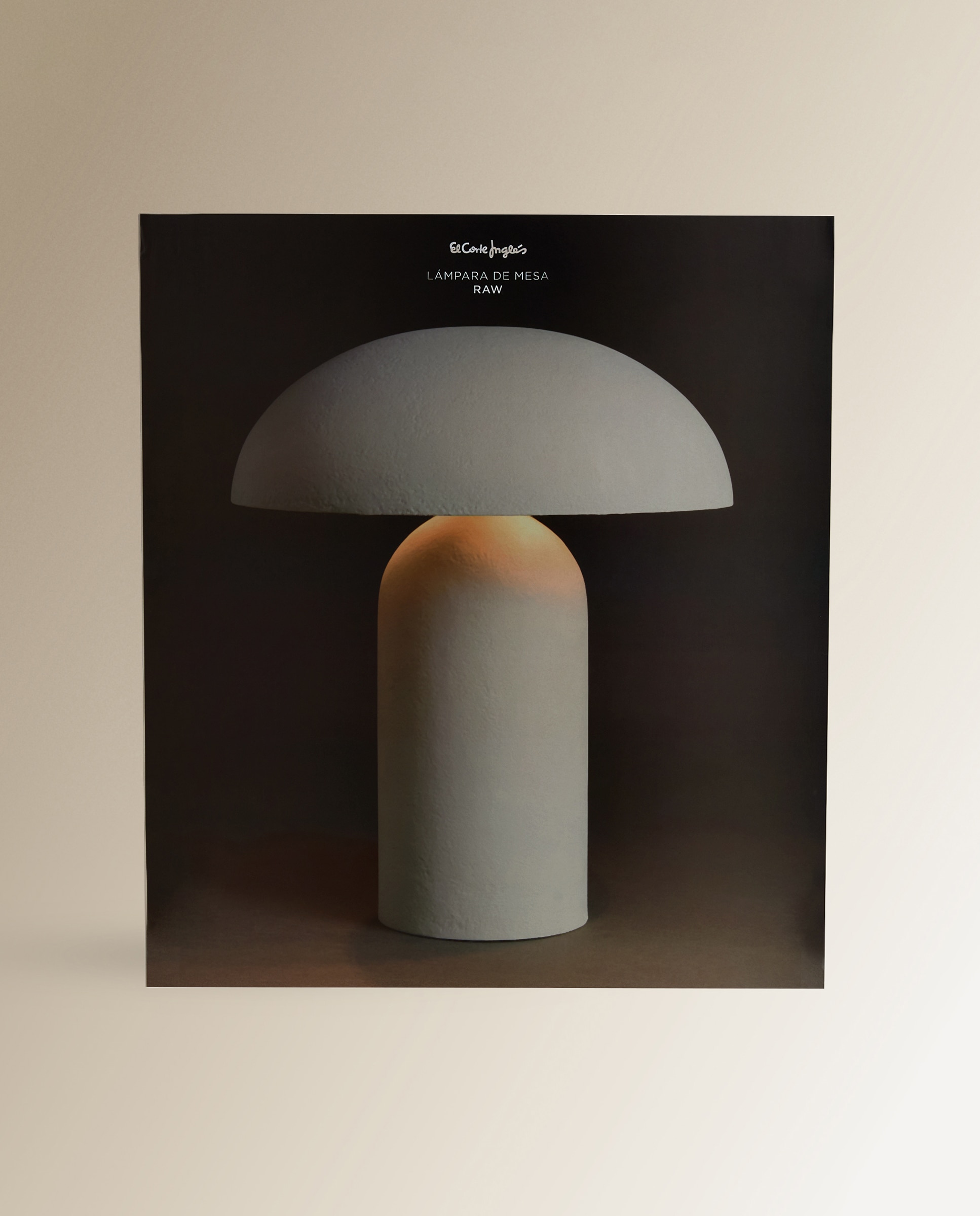 Candeeiro de Mesa Raw em Cimento Cinzento-5