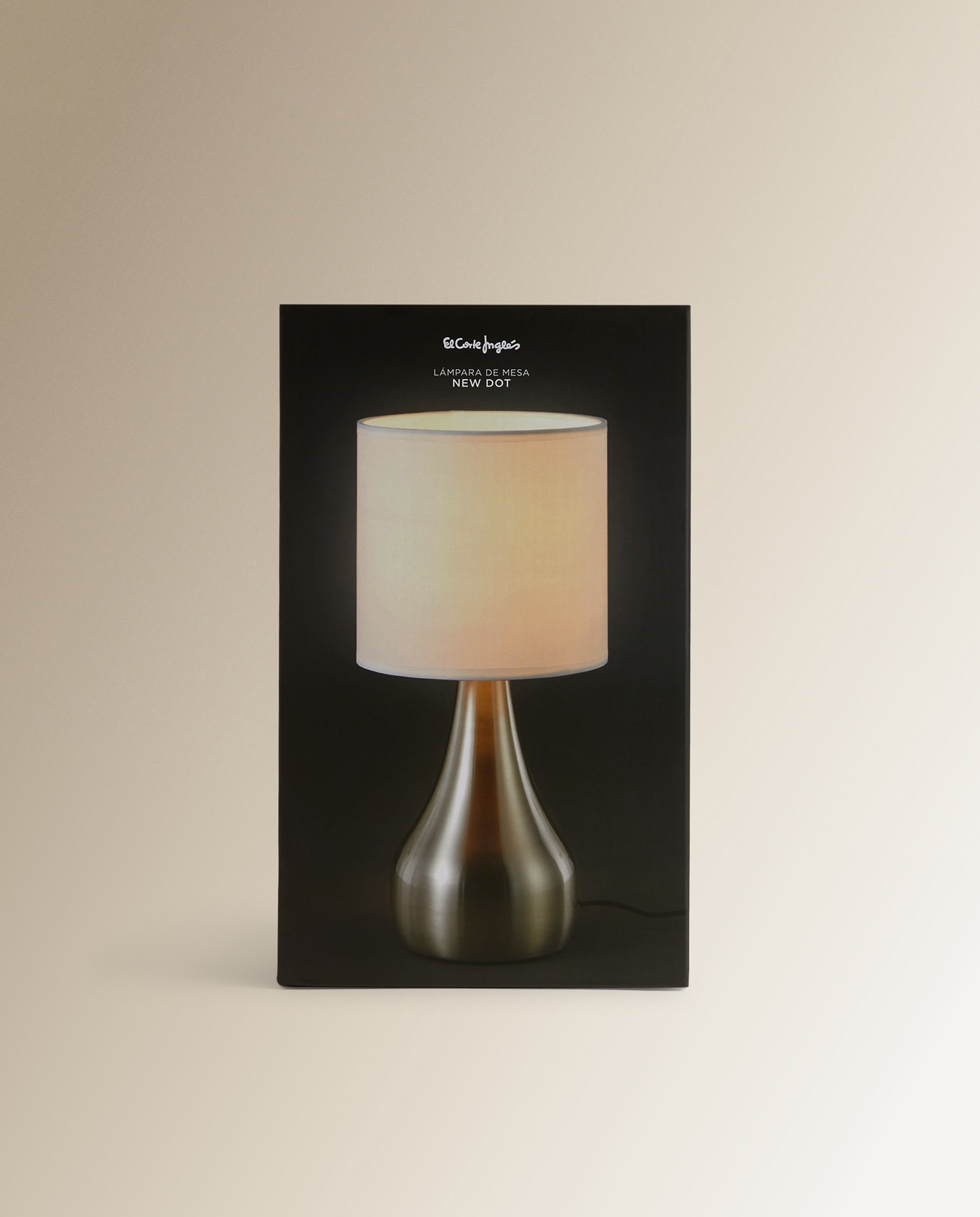 Candeeiro de mesa New Dot El Corte Inglés Prata-4