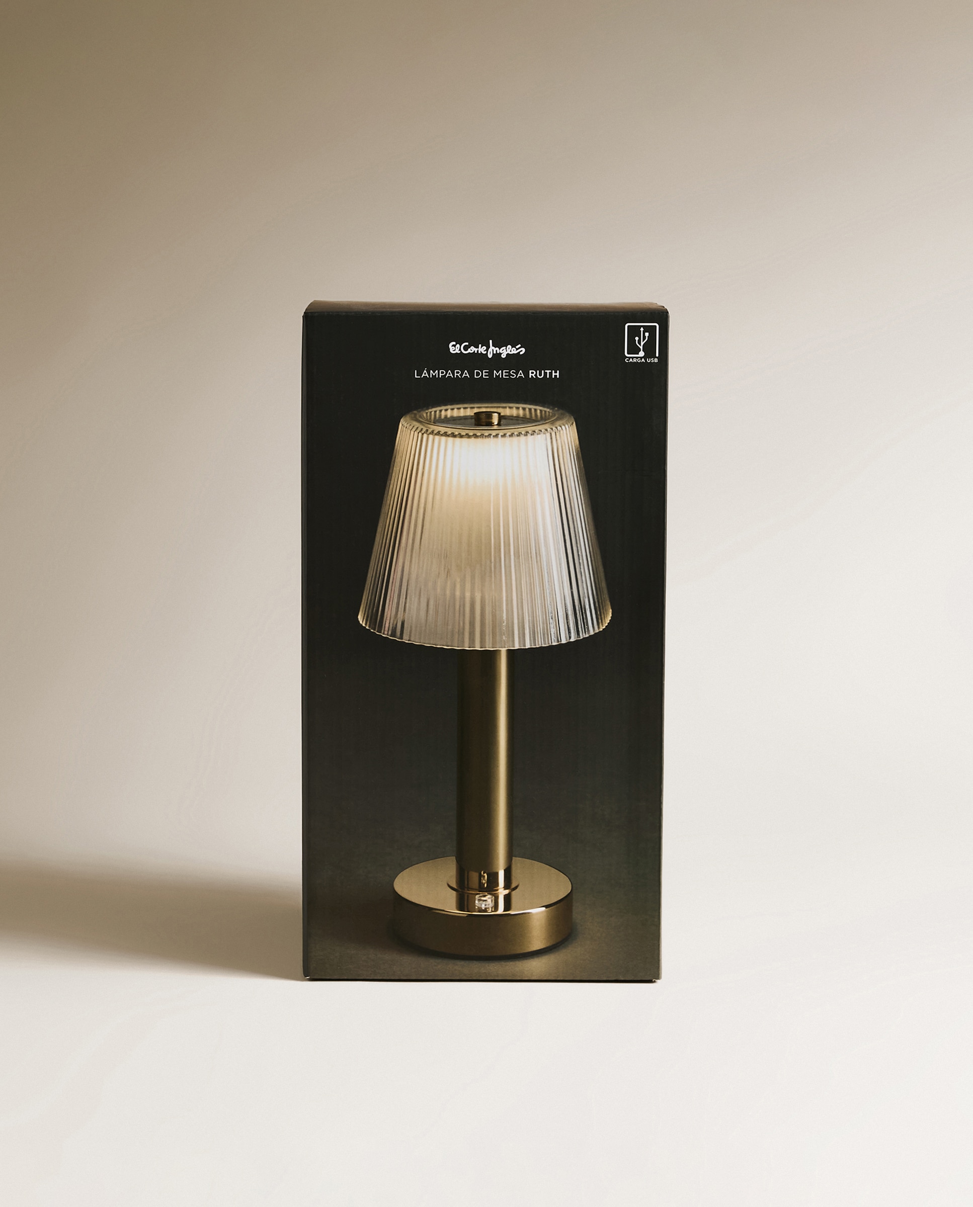 Candeeiro de Mesa com LED Integrado Ruth Ouro-6