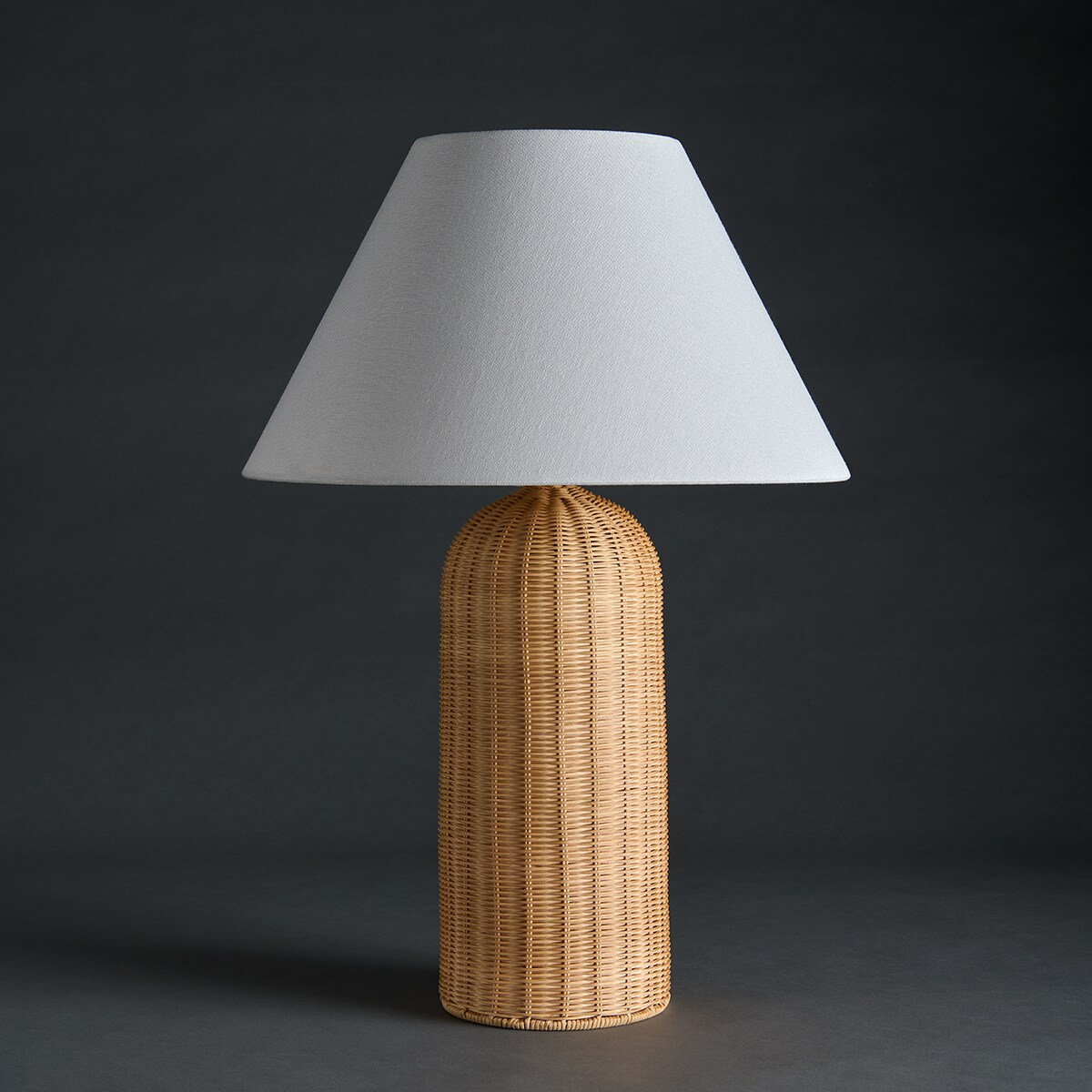 Candeeiro de Mesa com Abajur Laos Natural-2