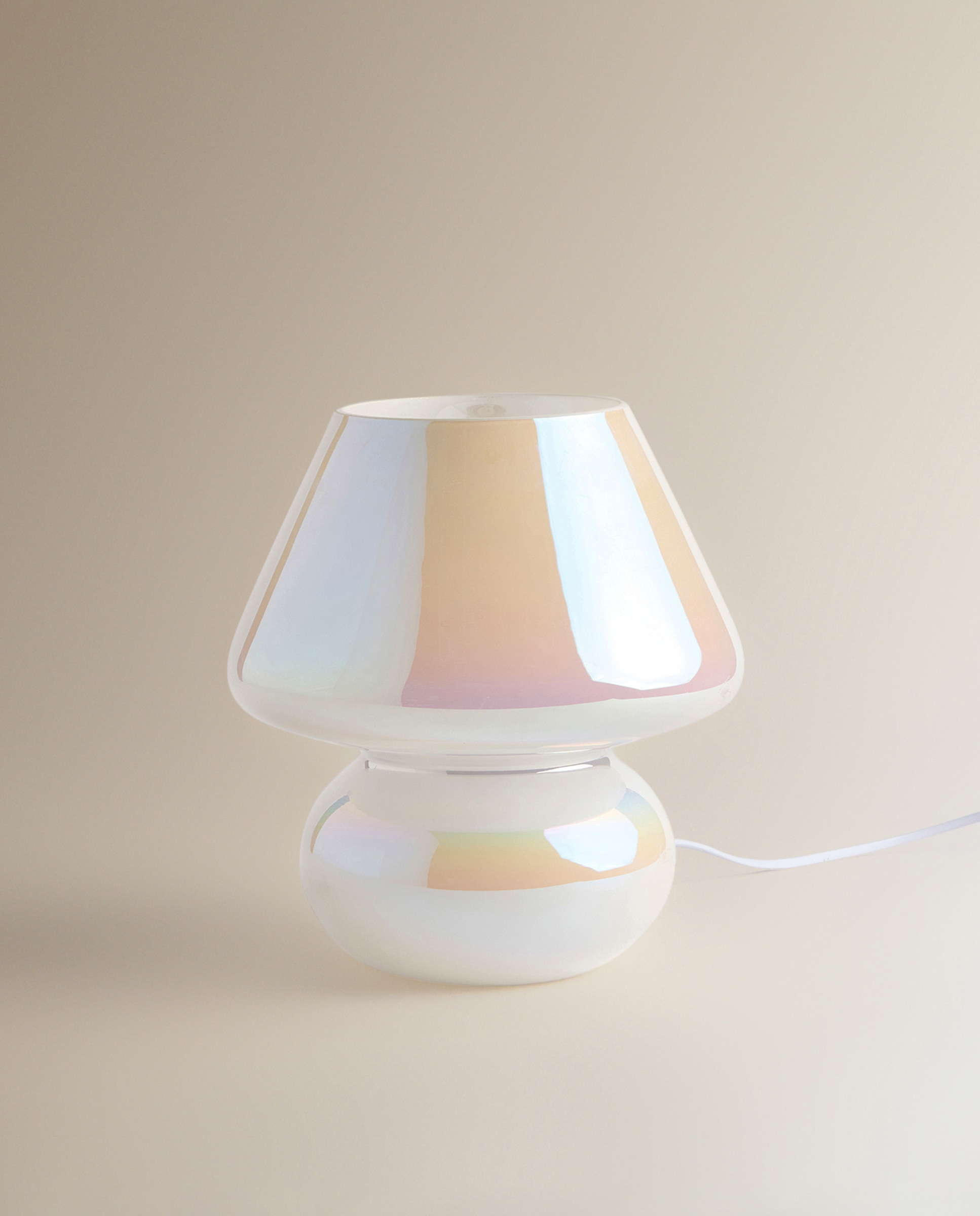 Candeeiro de Mesa de Cristal Luton Transparente-2