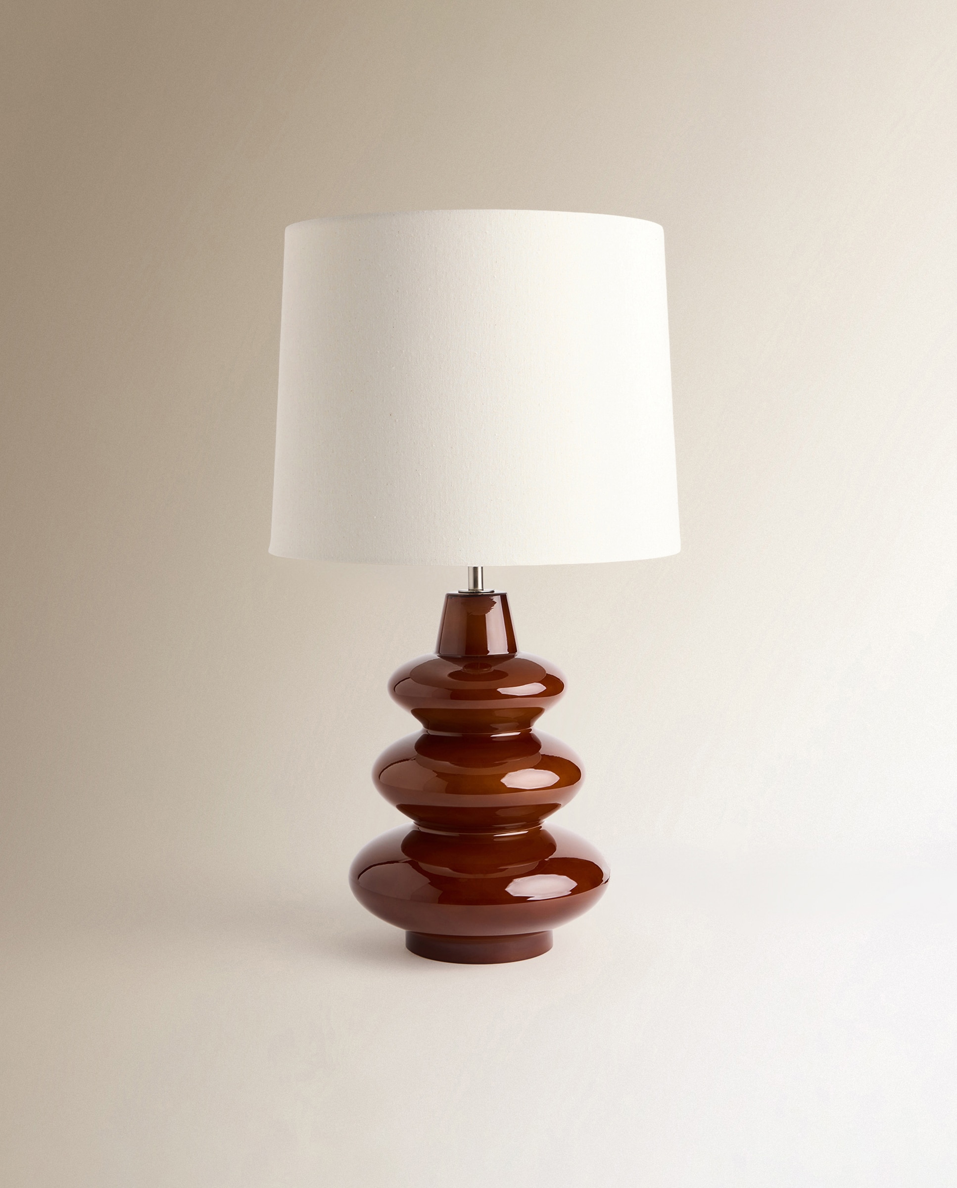 Candeeiro de Mesa de Cristal Kiel Âmbar-2