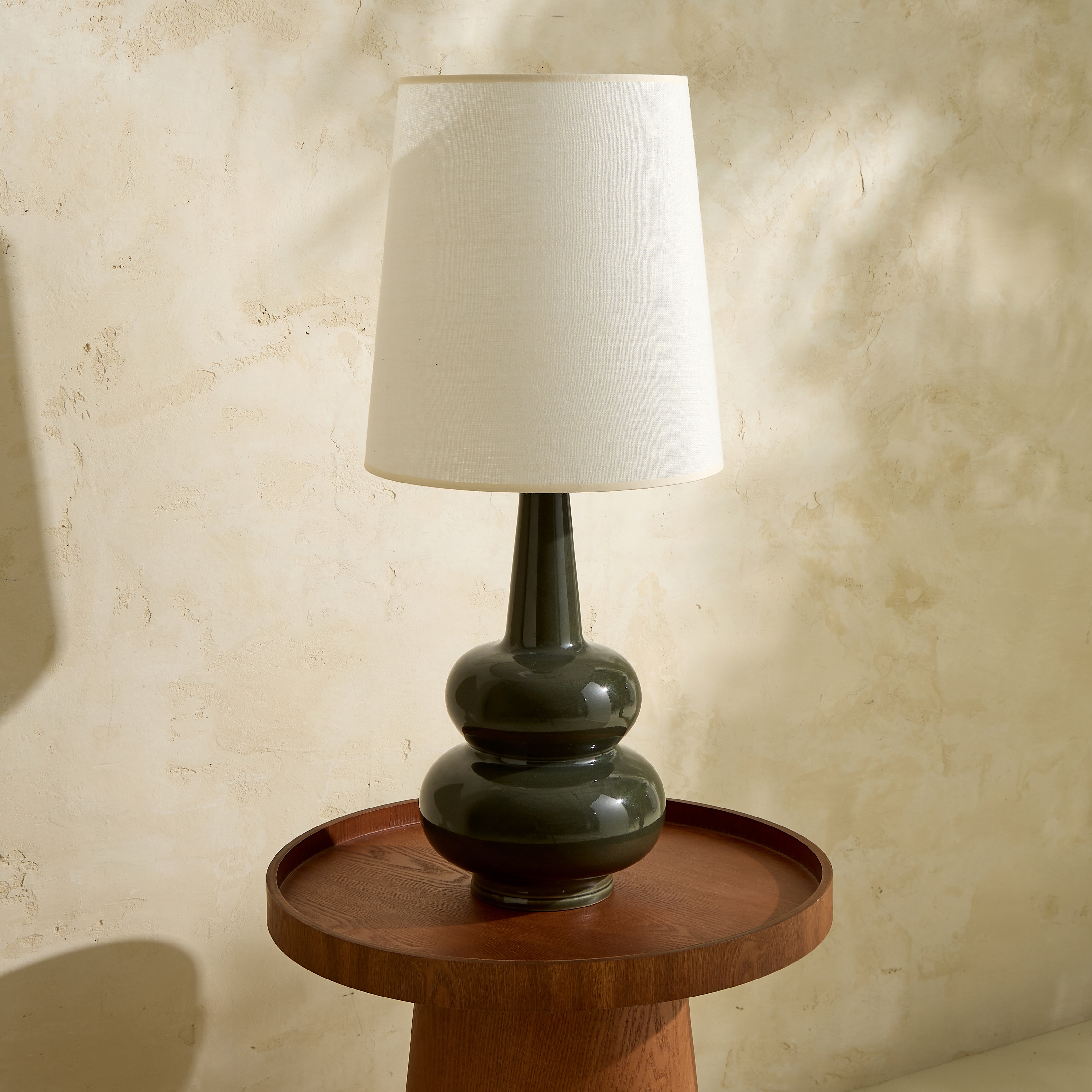 Candeeiro de Mesa de Cerâmica Lubeca Verde-1