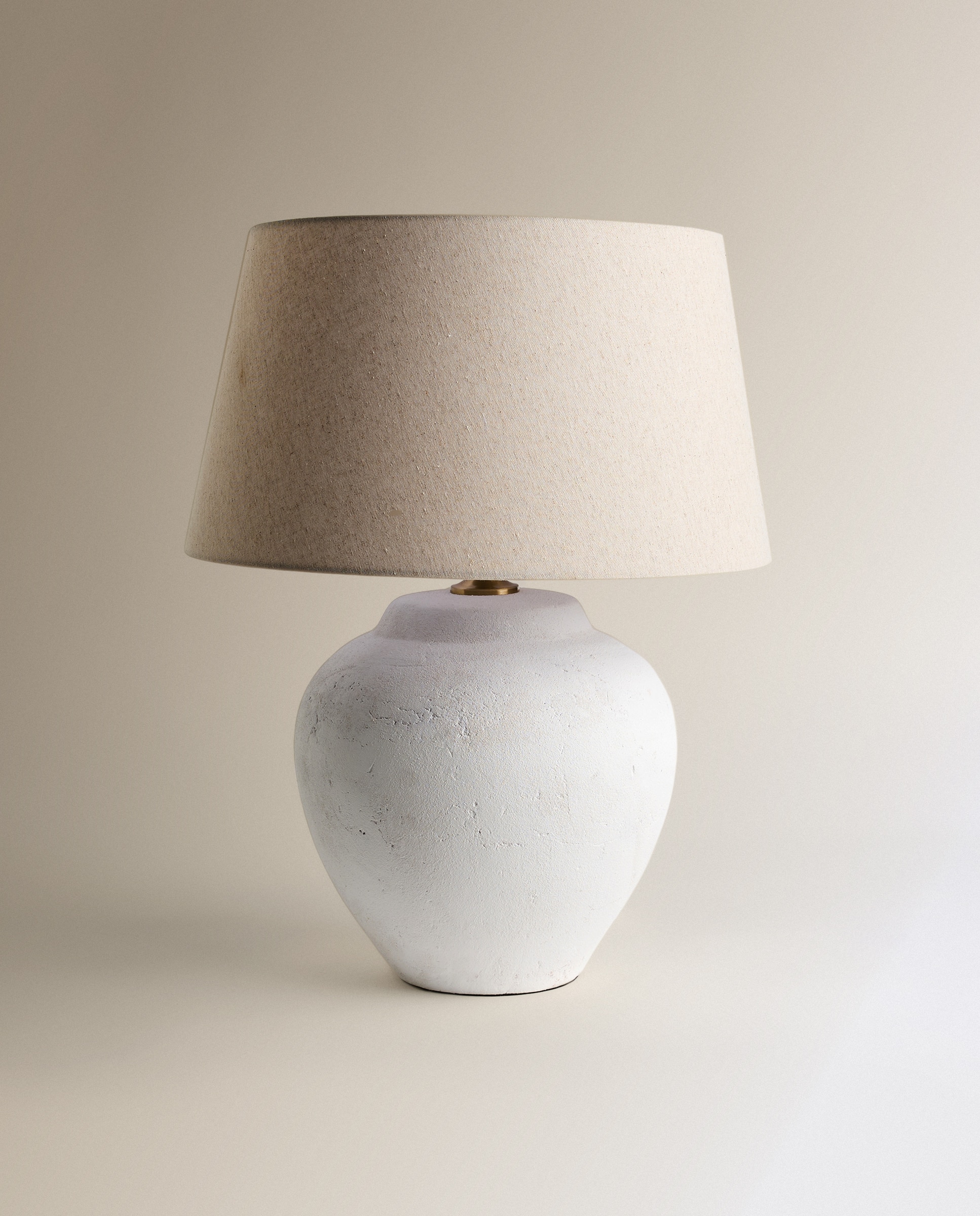 Candeeiro de mesa em cerâmica Dune Branco-2