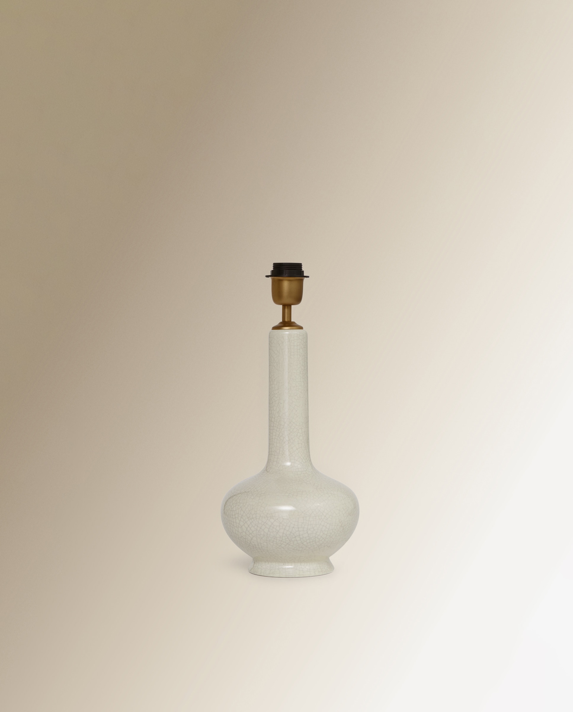 Base para Candeeiro de Mesa Bell - Branco Cru-1