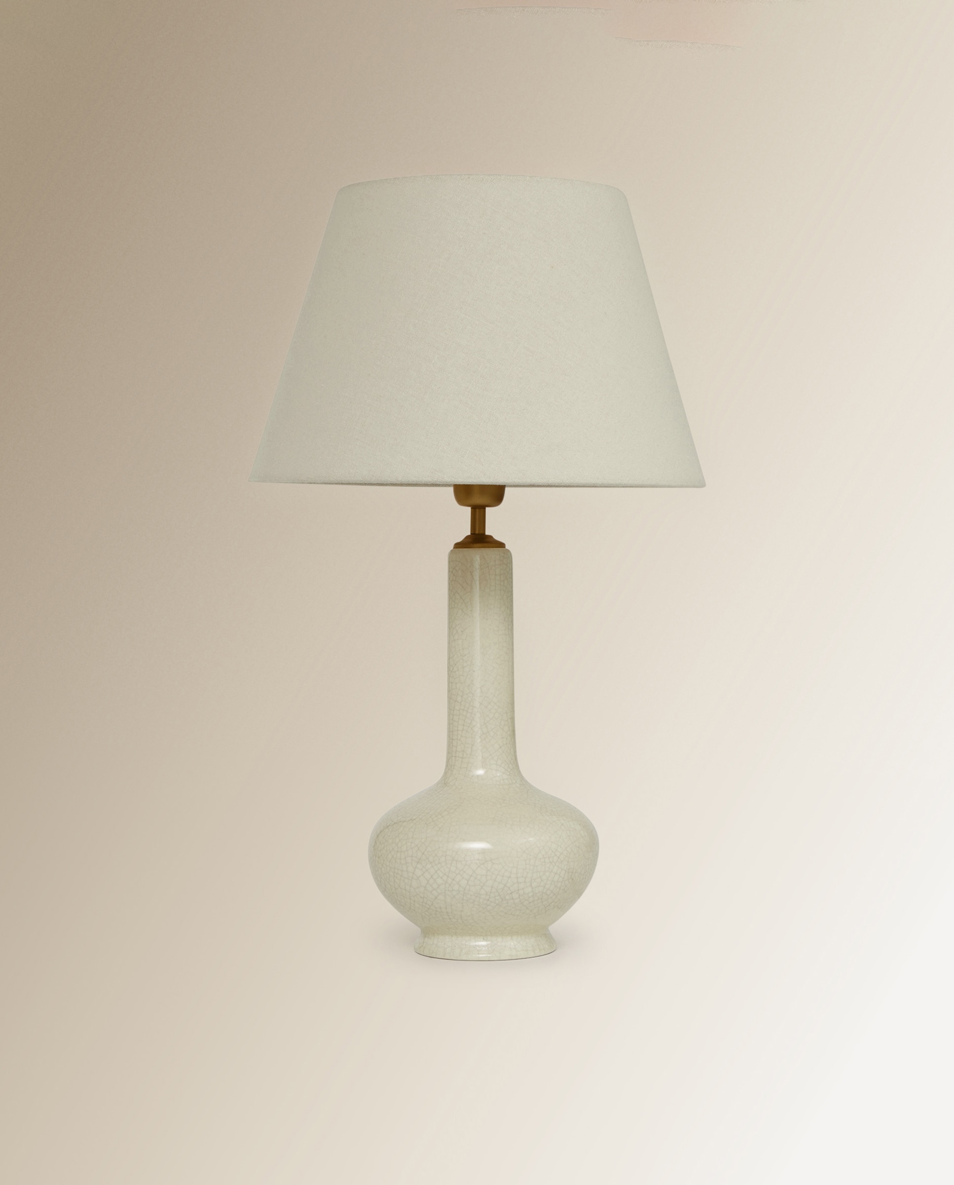 Base para Candeeiro de Mesa Bell - Branco Cru-6