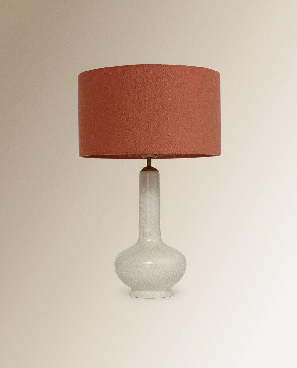 Base para Candeeiro de Mesa Bell - Branco Cru-8